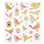 Bird Glitter Stickers