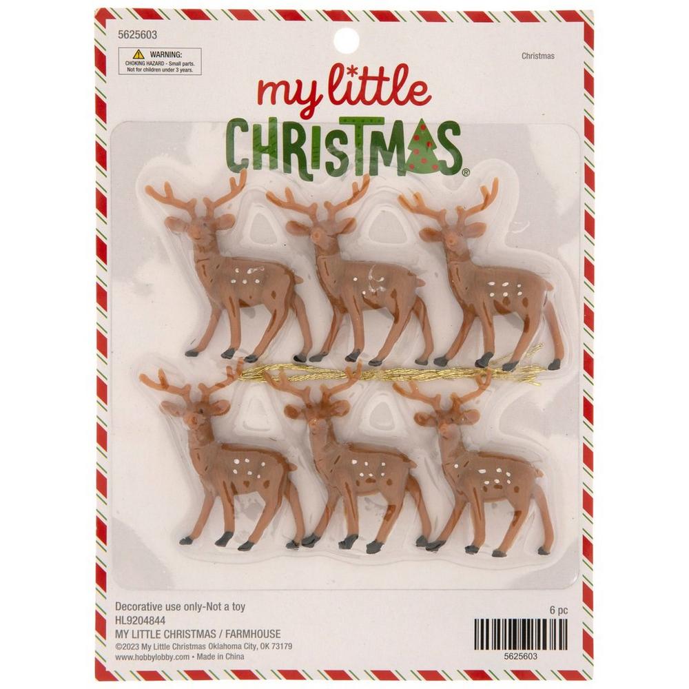 Reindeer Mini Ornaments | Hobby Lobby | 5625603