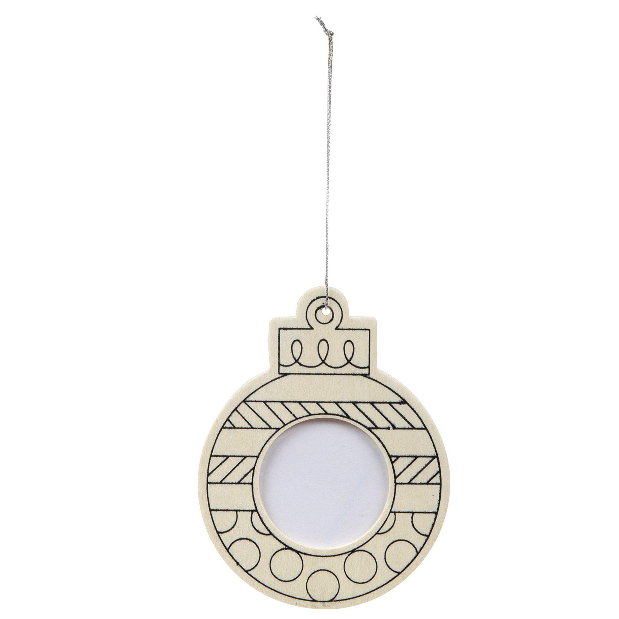 Patterned Ball Frame Ornament Craft Kit | Hobby Lobby | 5626585