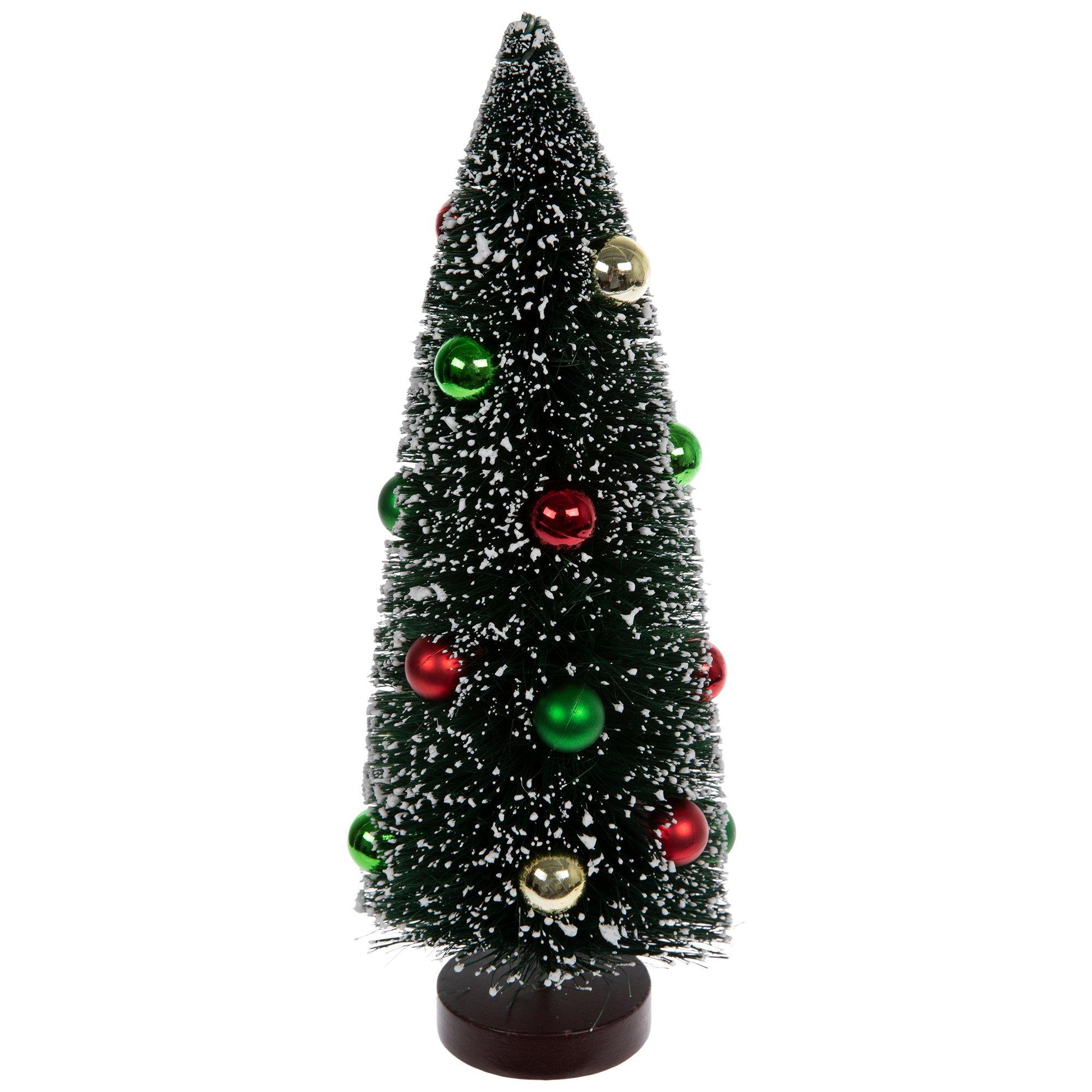 Frosted Ornament Bottle Brush Tree | Hobby Lobby | 5646658