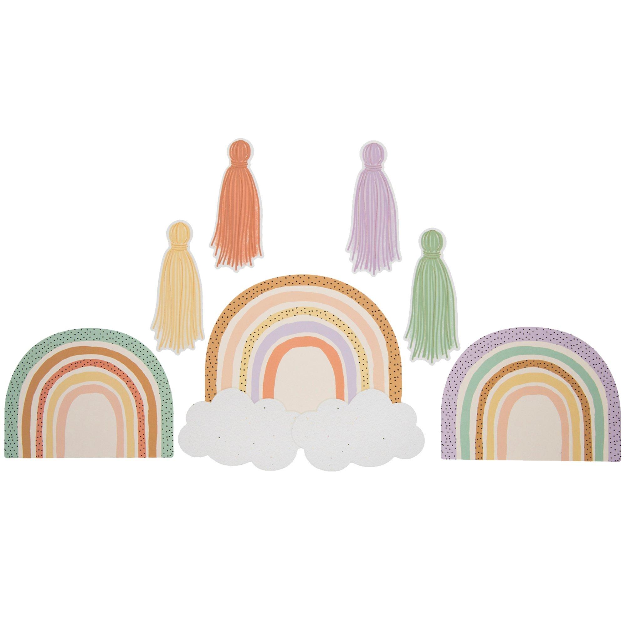 Boho Rainbow & Tassel Cutouts Hobby Lobby 5653100