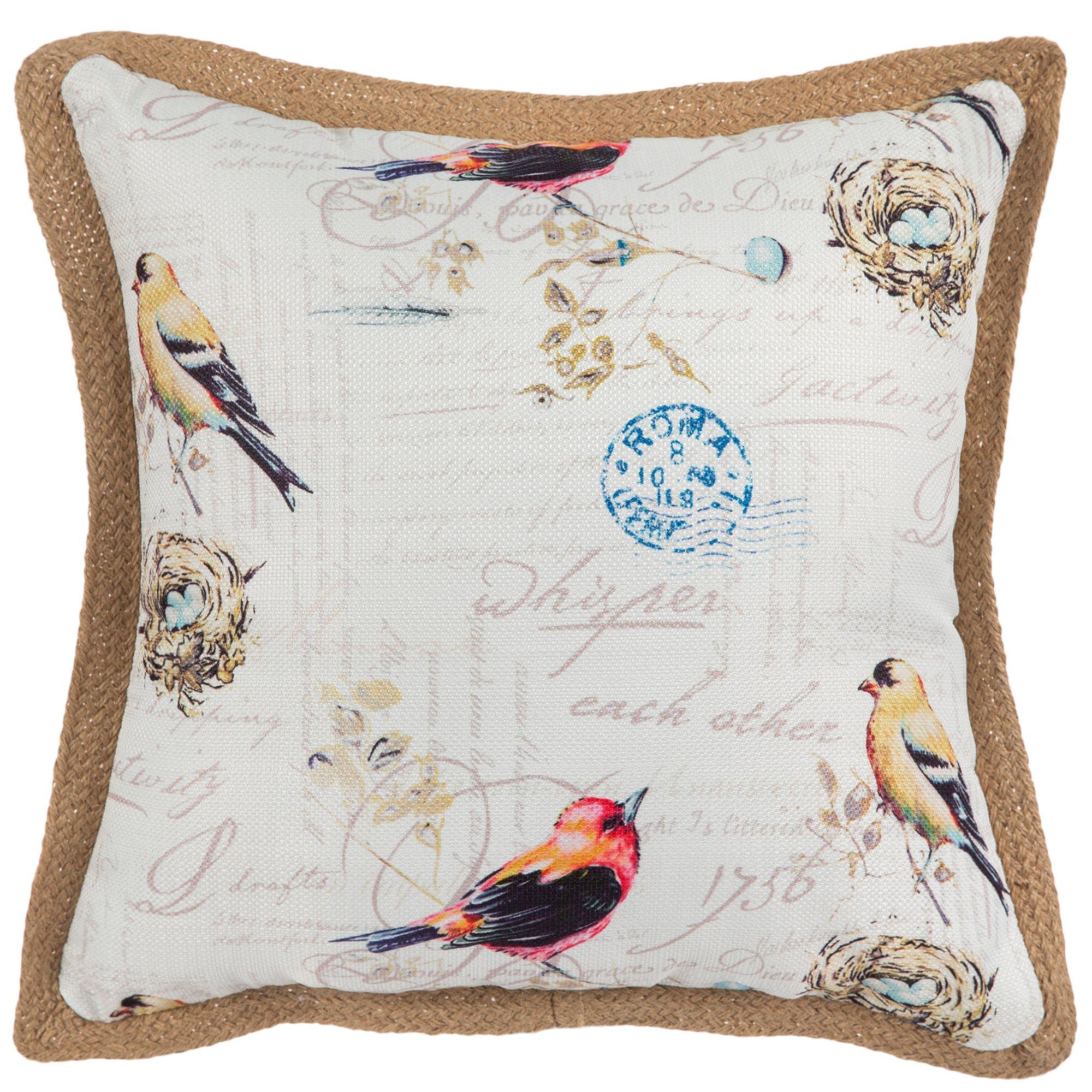 Bird Stamp Pillow Hobby Lobby 5656426