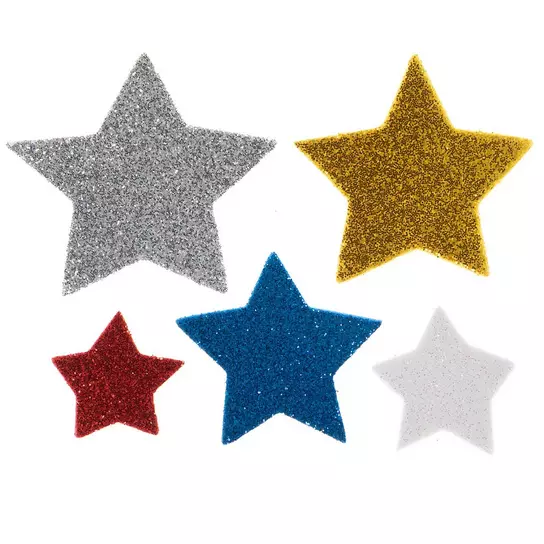 Gold & Silver Star Foil Stickers, Hobby Lobby