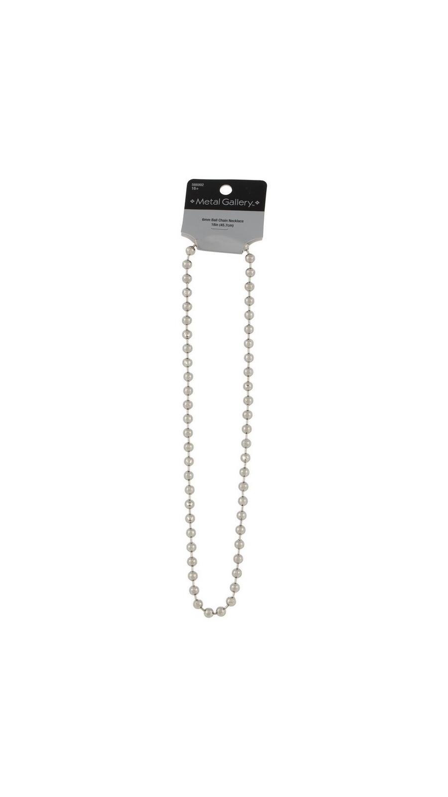 Ball Chain Necklace - 6mm | Hobby Lobby | 566992