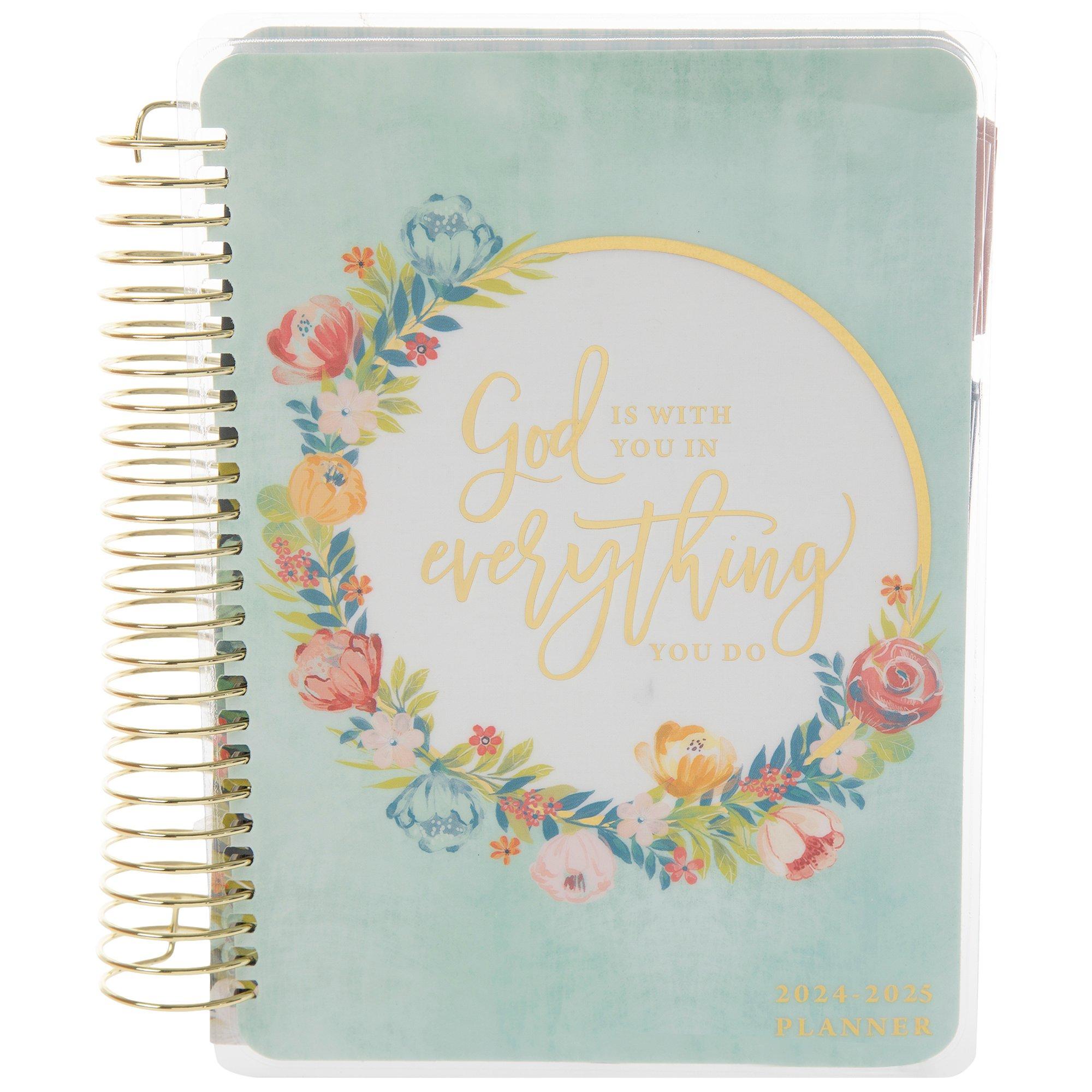 2025 2025 God Is With You Mini Planner 18 Months Hobby Lobby