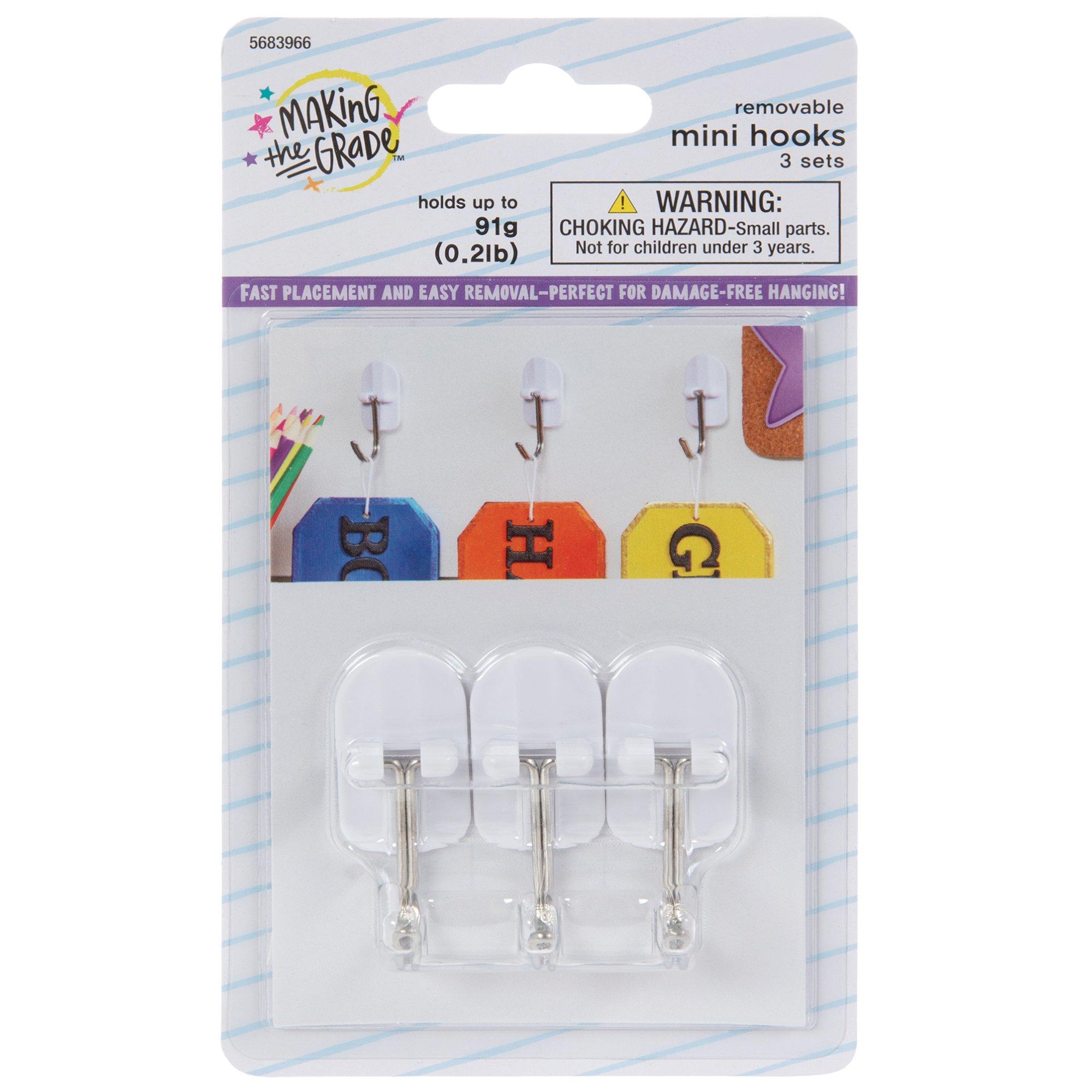 Removable Mini Wall Hooks view 1