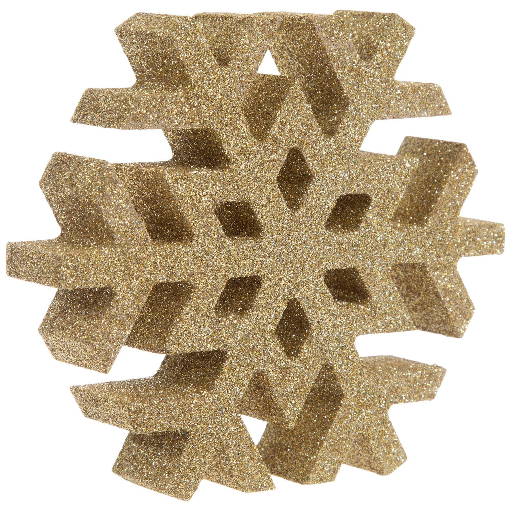 Glitter Wood Snowflake Hobby Lobby 5685789
