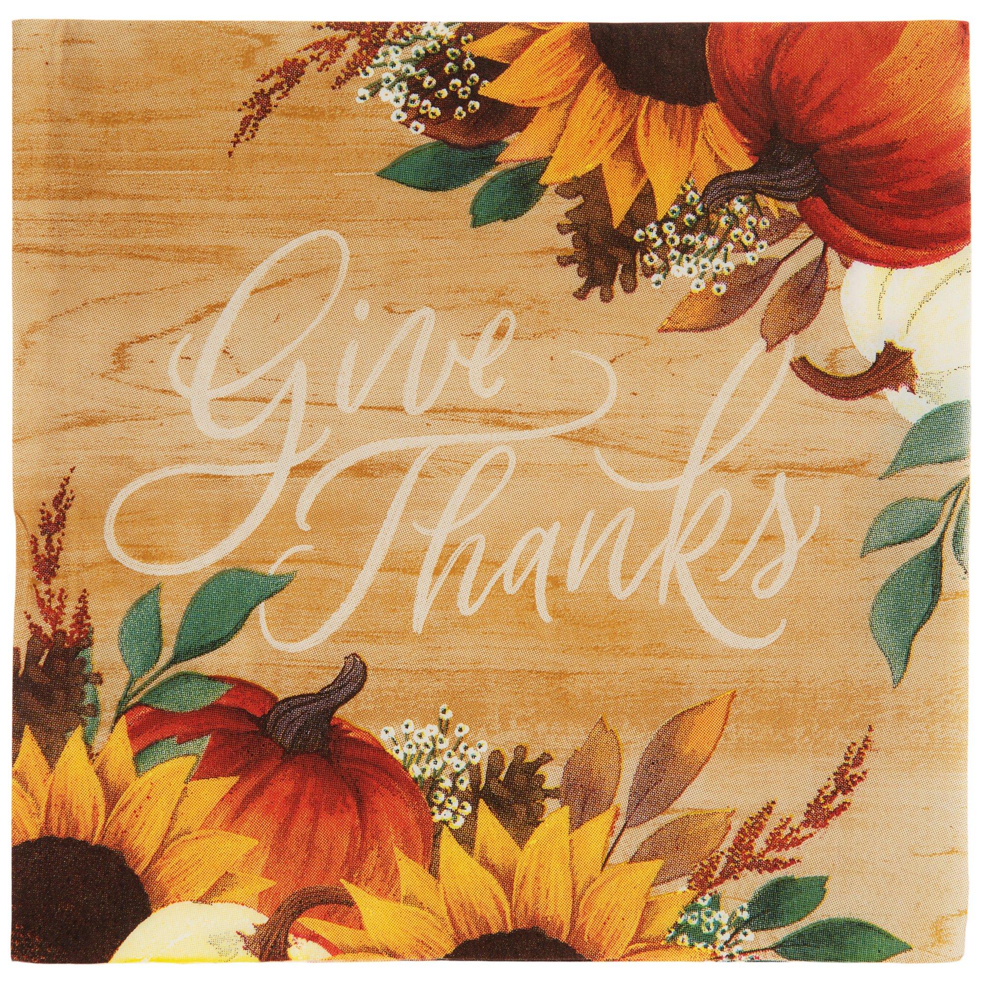 Give Thanks Napkins Large Hobby Lobby 5686399