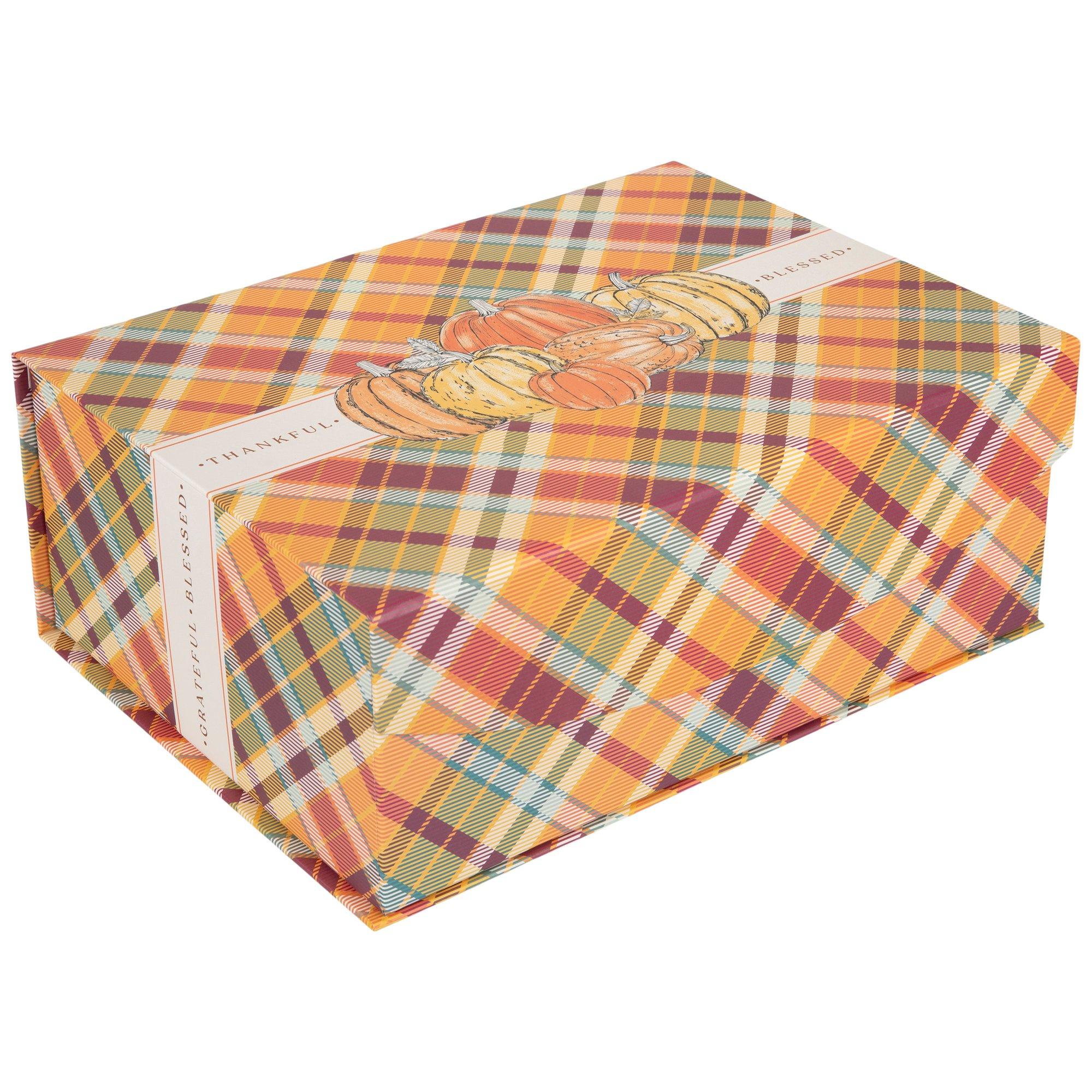 Plaid Pumpkins Box Hobby Lobby 5690599