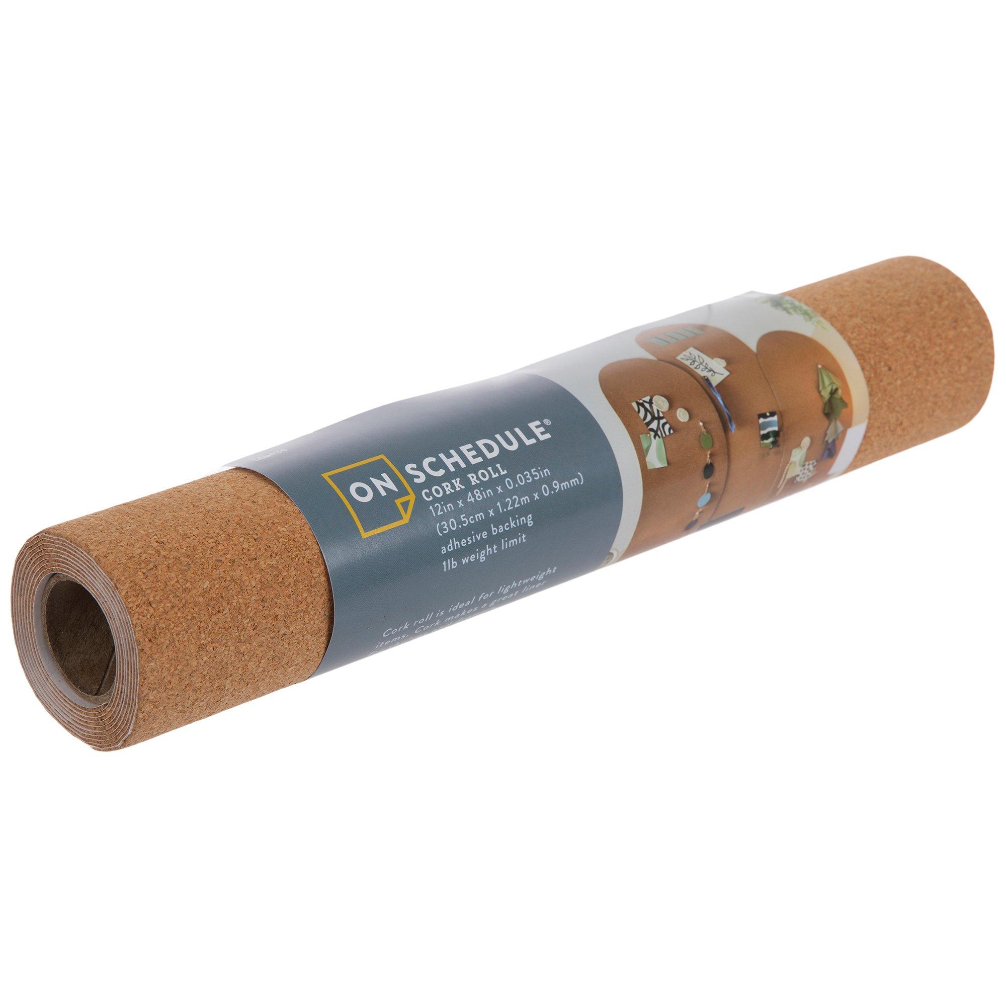 Self Adhesive Colored Cork Roll - White