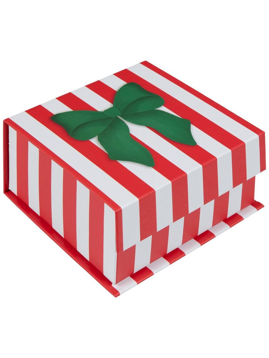 Bow Striped Square Gift Box | Hobby Lobby | 5695259