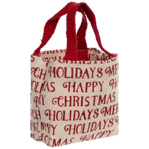 Merry Christmas Canvas Bag Gift Card Holders