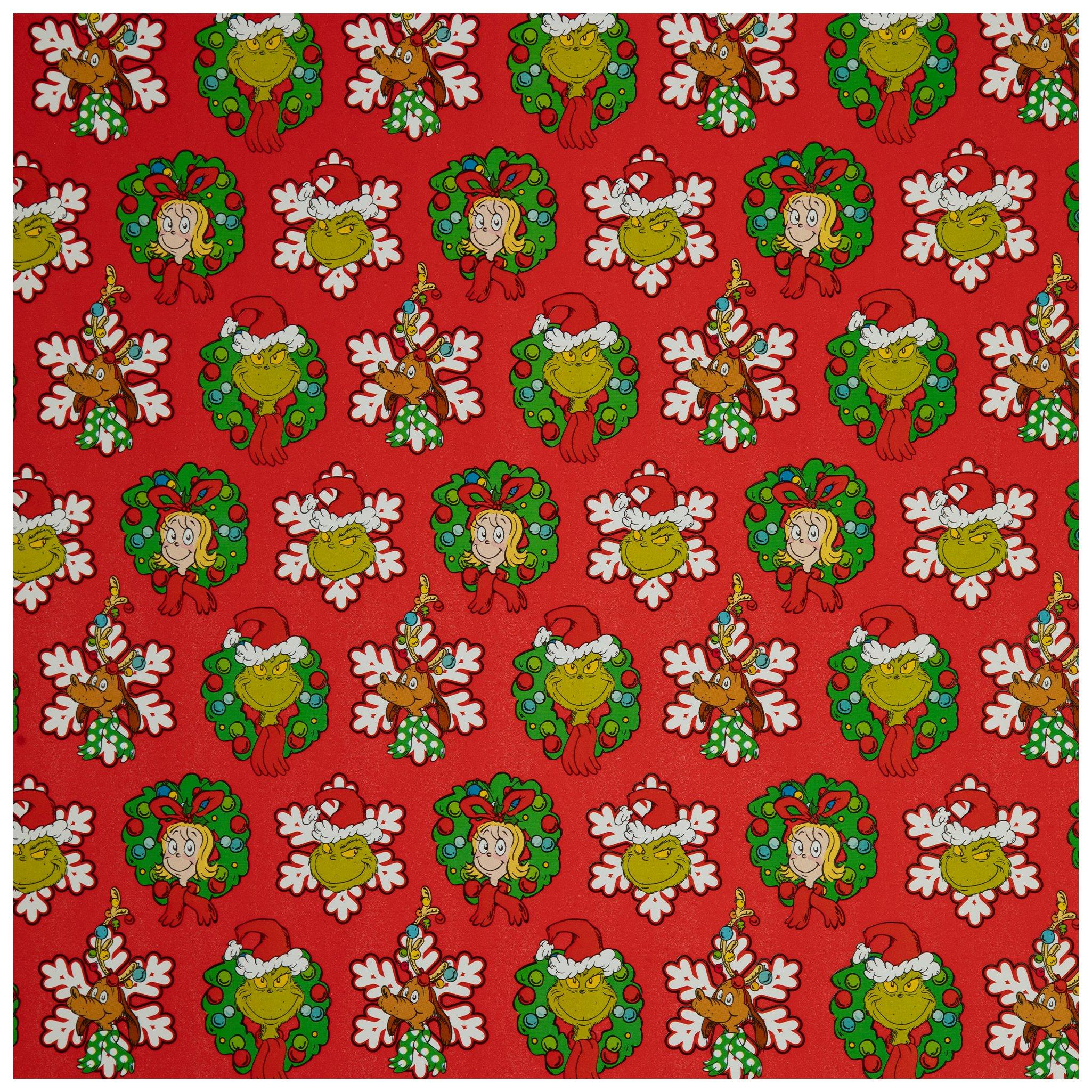 Grinch, Max & Cindy Lou Who Gift Wrap Hobby Lobby 5700984