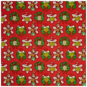 Grinch, Max & Cindy Lou Who Gift Wrap