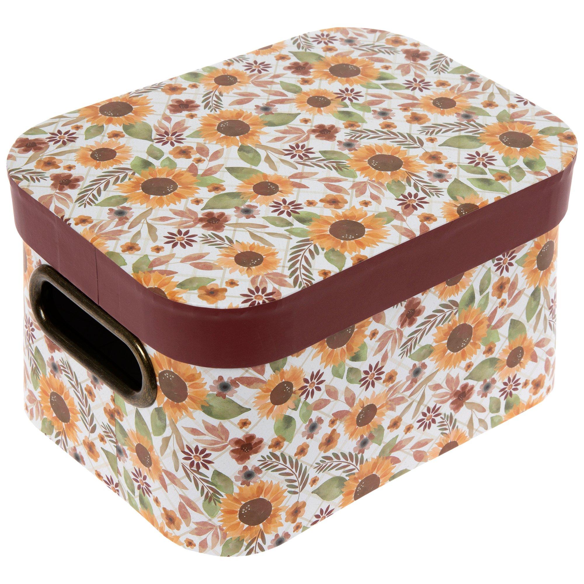 Watercolor Sunflowers Box extra small size view 1