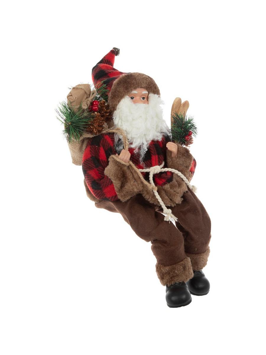 Buffalo Plaid Santa Shelf Sitter | Hobby Lobby | 5701271