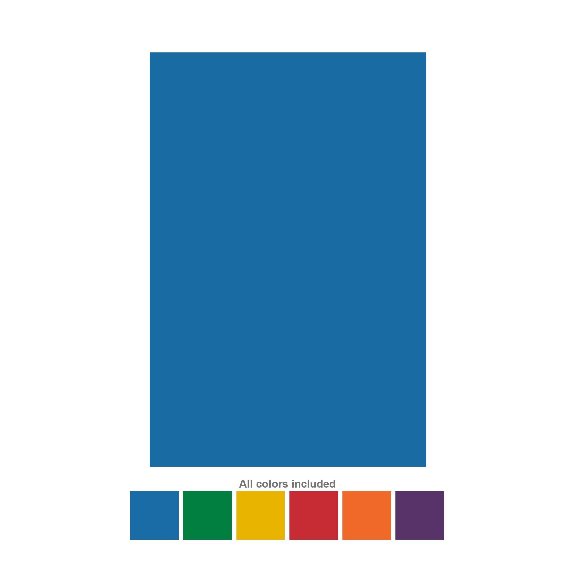 Foam Sheet, 12 x 18 inch, 12 Pack Basic Primary Colors