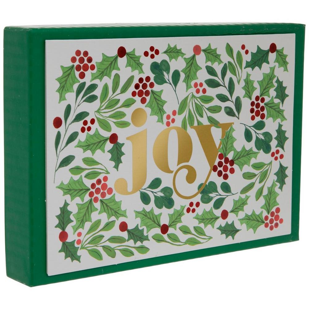 Xmas柄　 Gallery Holly & the Joy Joy Holly Christmas Cards & Envelopes | Hobby Lobby | 5705116