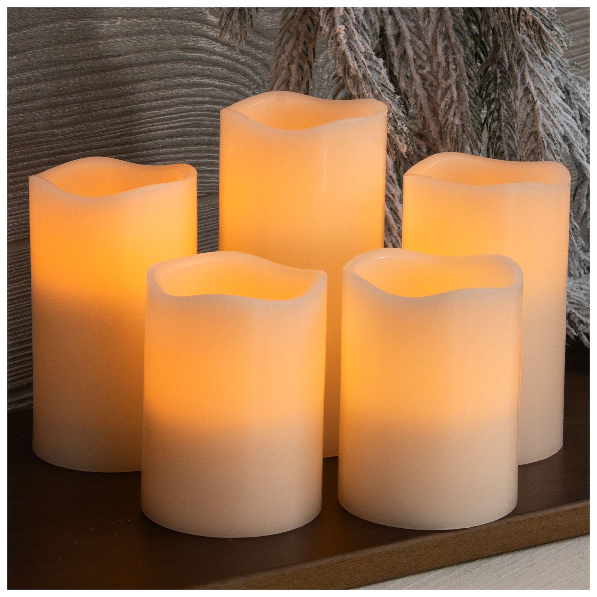 LED Flameless Pillar Candle Set Hobby Lobby 5707054
