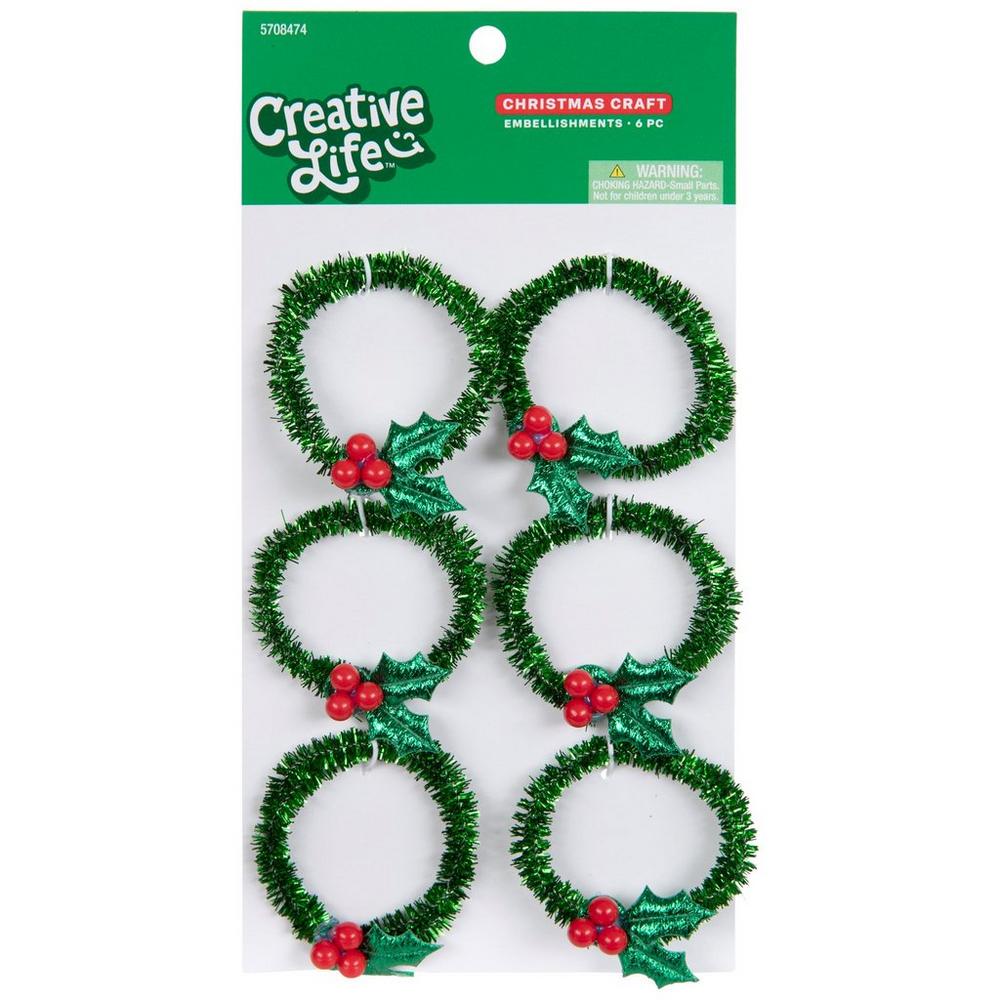 Holly Wreath Embellishments | Hobby Lobby | 5708474