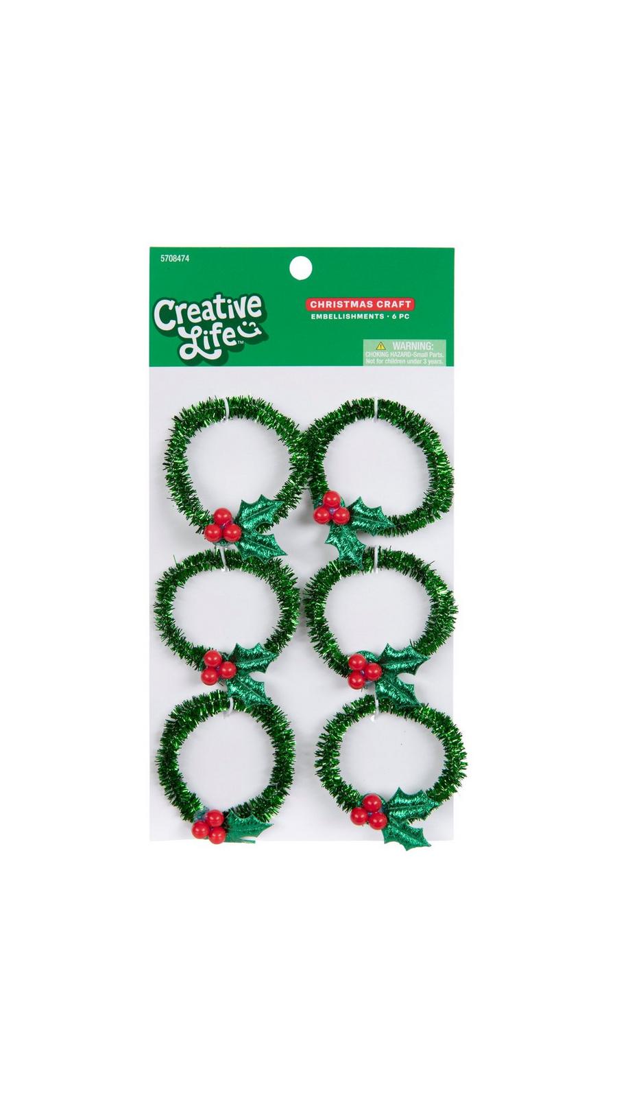 Holly Wreath Embellishments | Hobby Lobby | 5708474