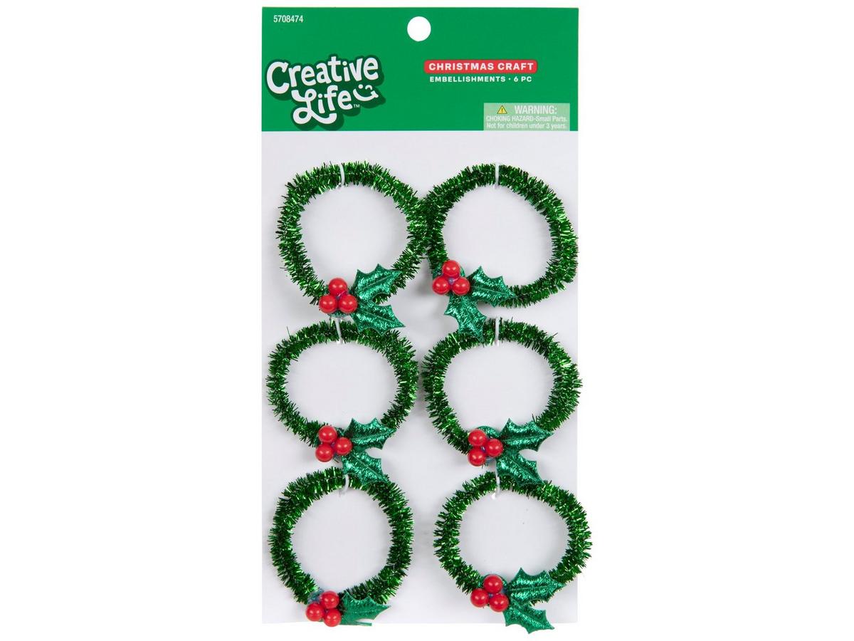 Holly Wreath Embellishments | Hobby Lobby | 5708474