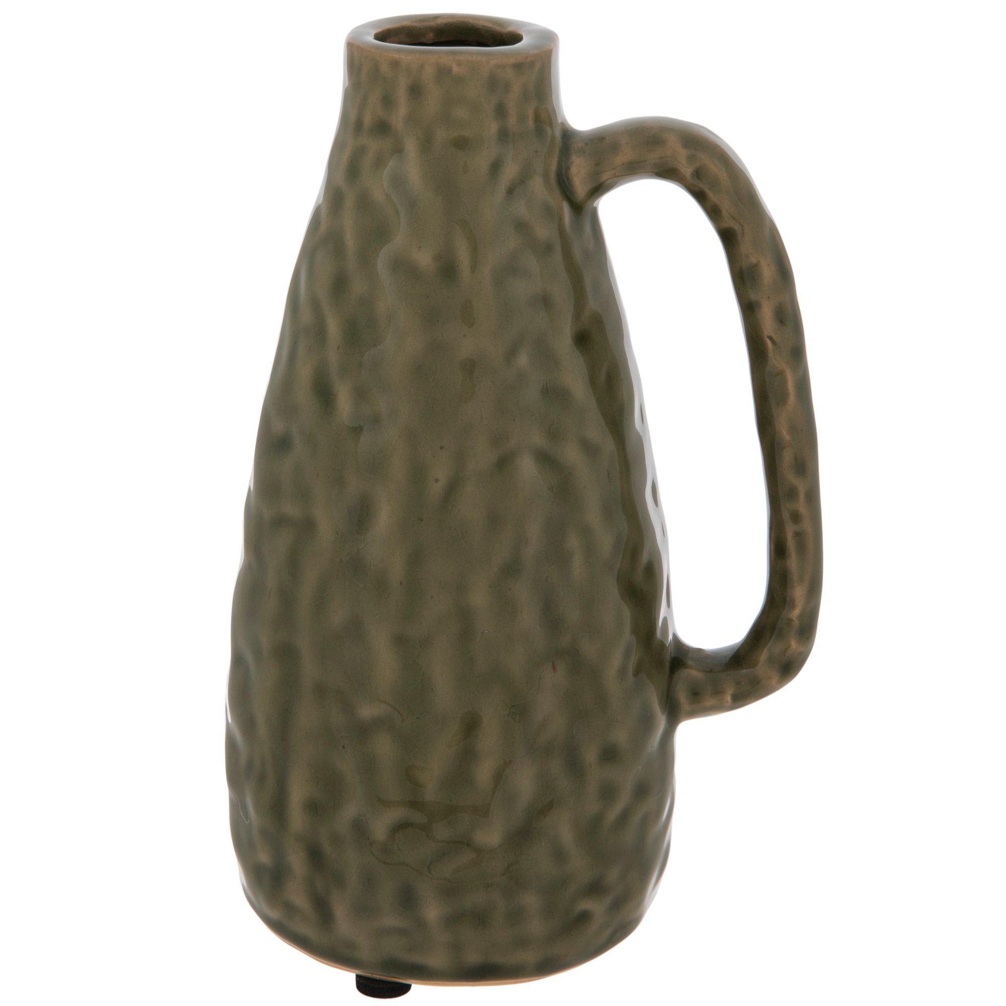 Moss Green Crackled Vase Hobby Lobby 5710819