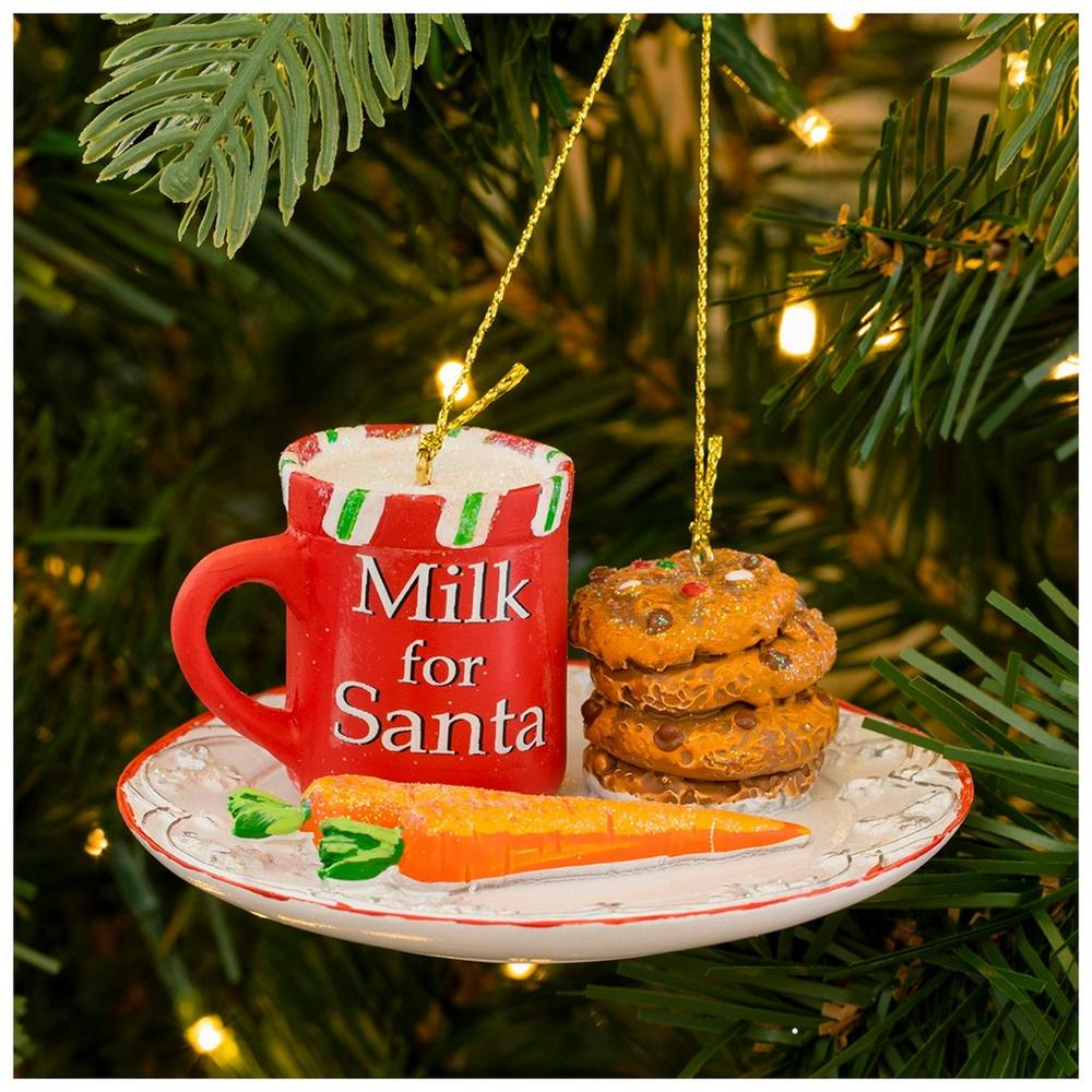 Milk For Santa Cookie Plate Ornament Hobby Lobby 5715735