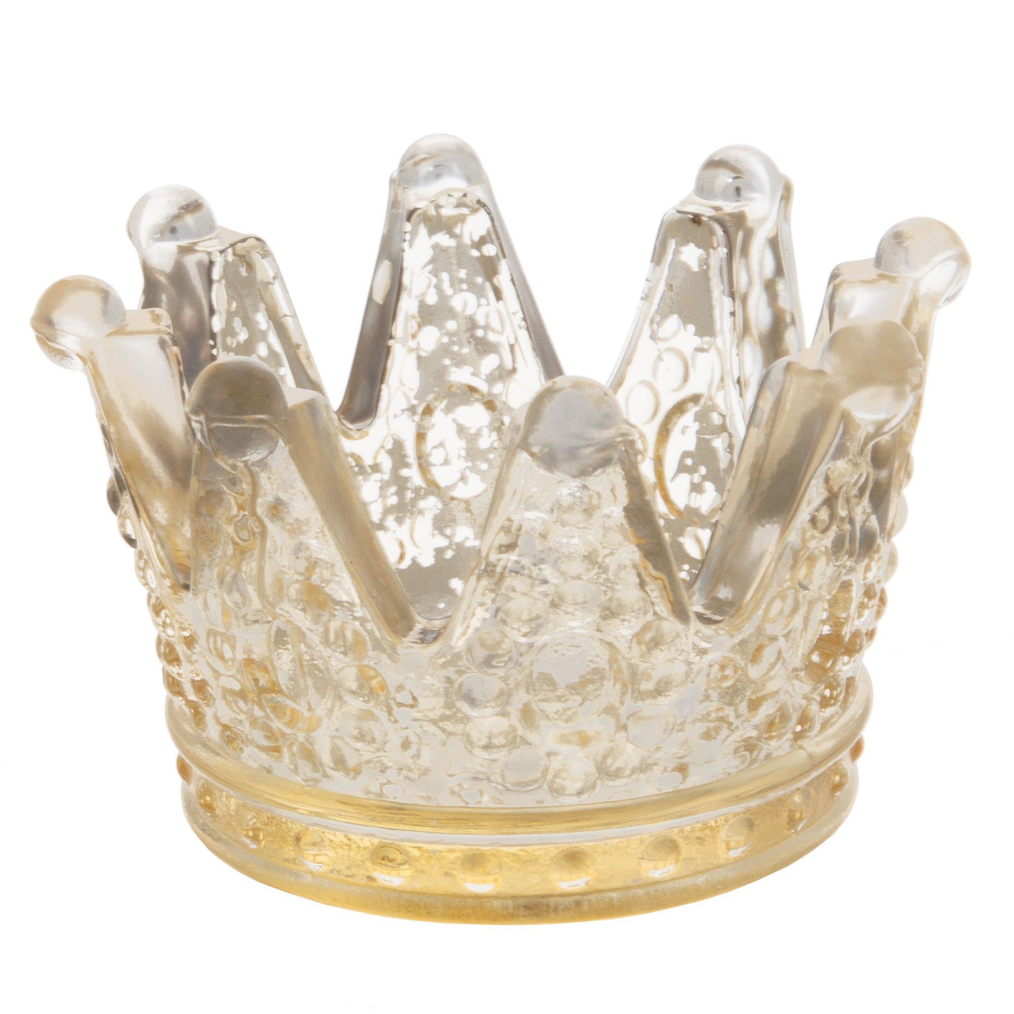 Crown Mercury Glass Candle Holder Hobby Lobby 571612