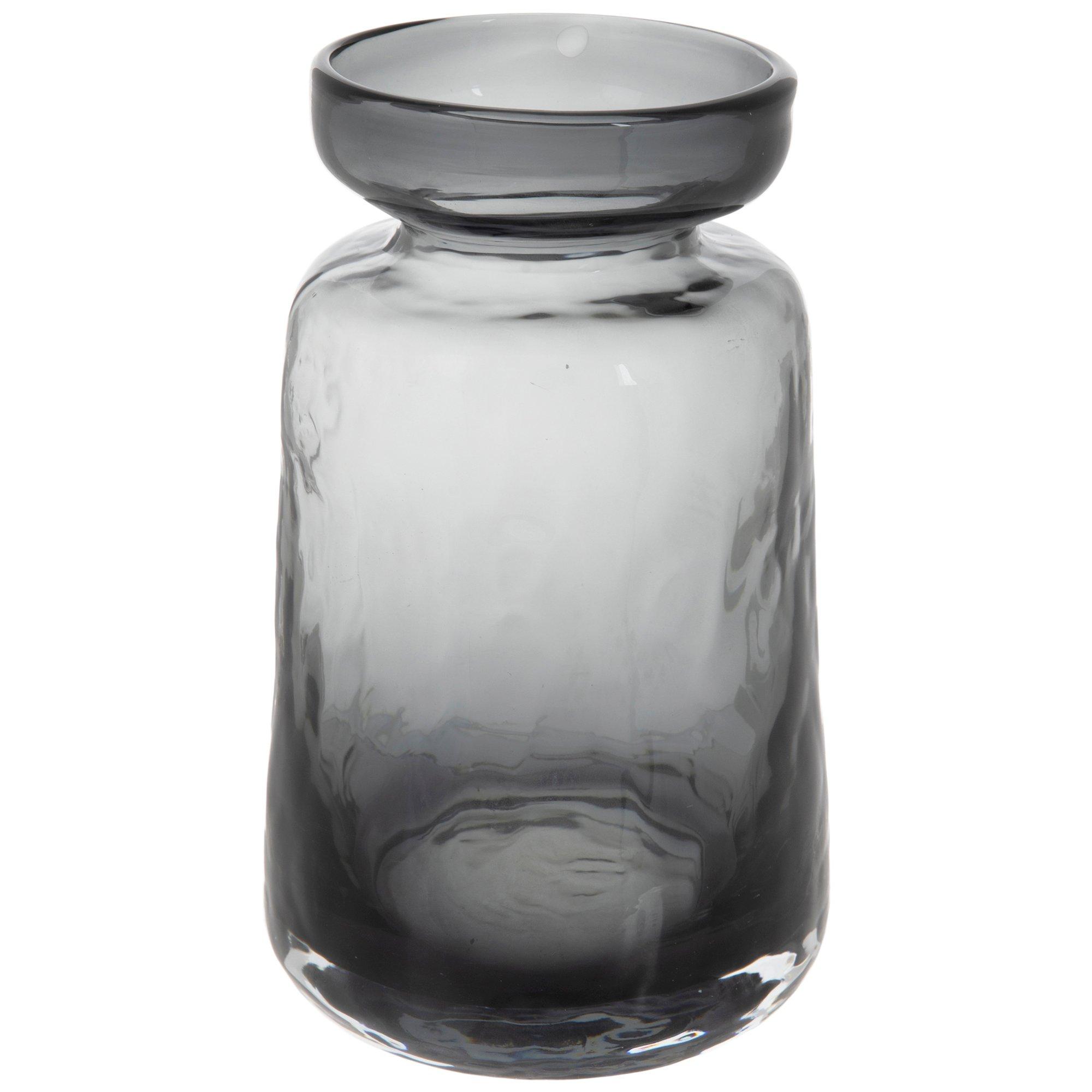Smoky Black Hammered Glass Vase Hobby Lobby 5716444