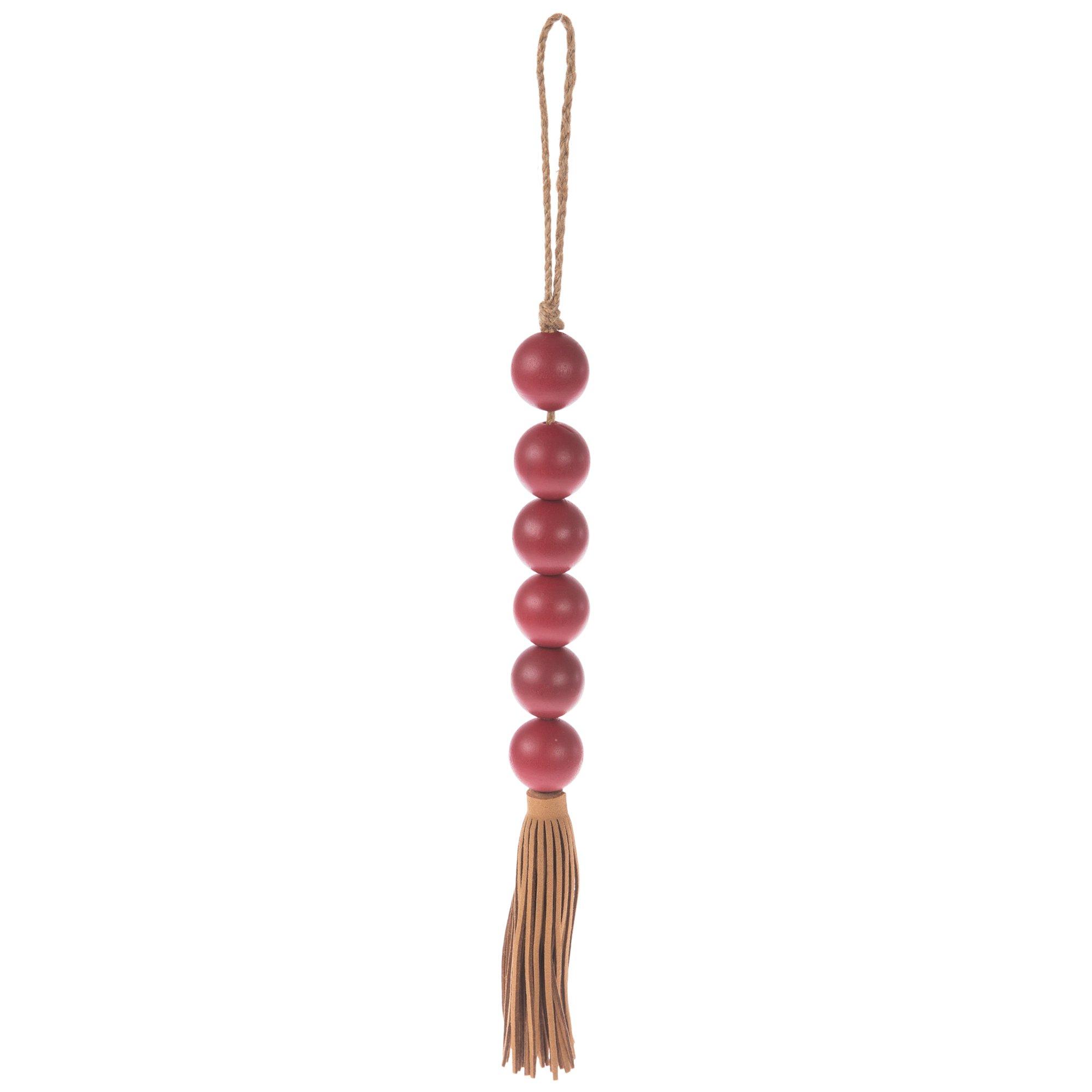 Beaded Tassel Wood Decor Hobby Lobby 5720834