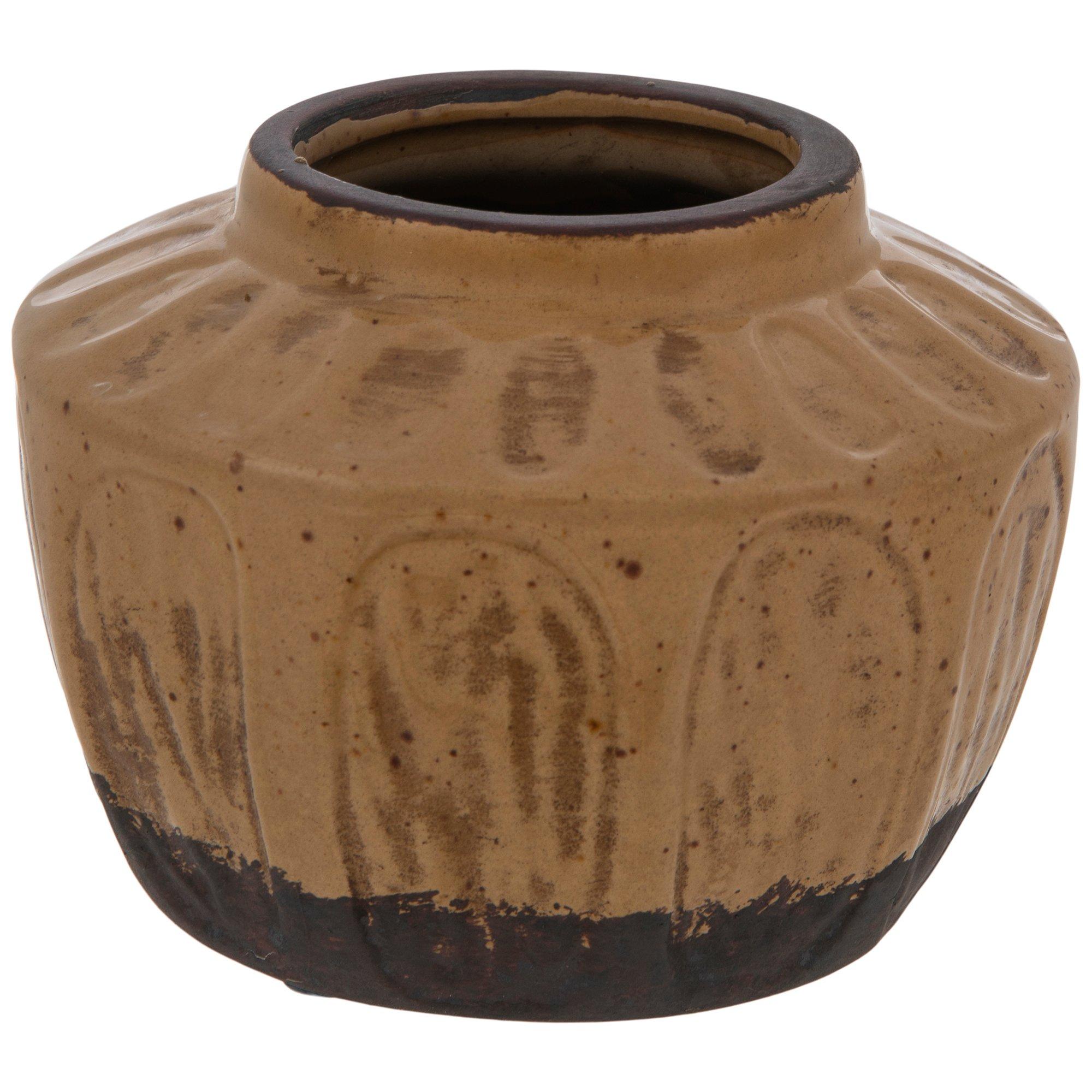 Tan & Black Speckled Vase Hobby Lobby 5721899