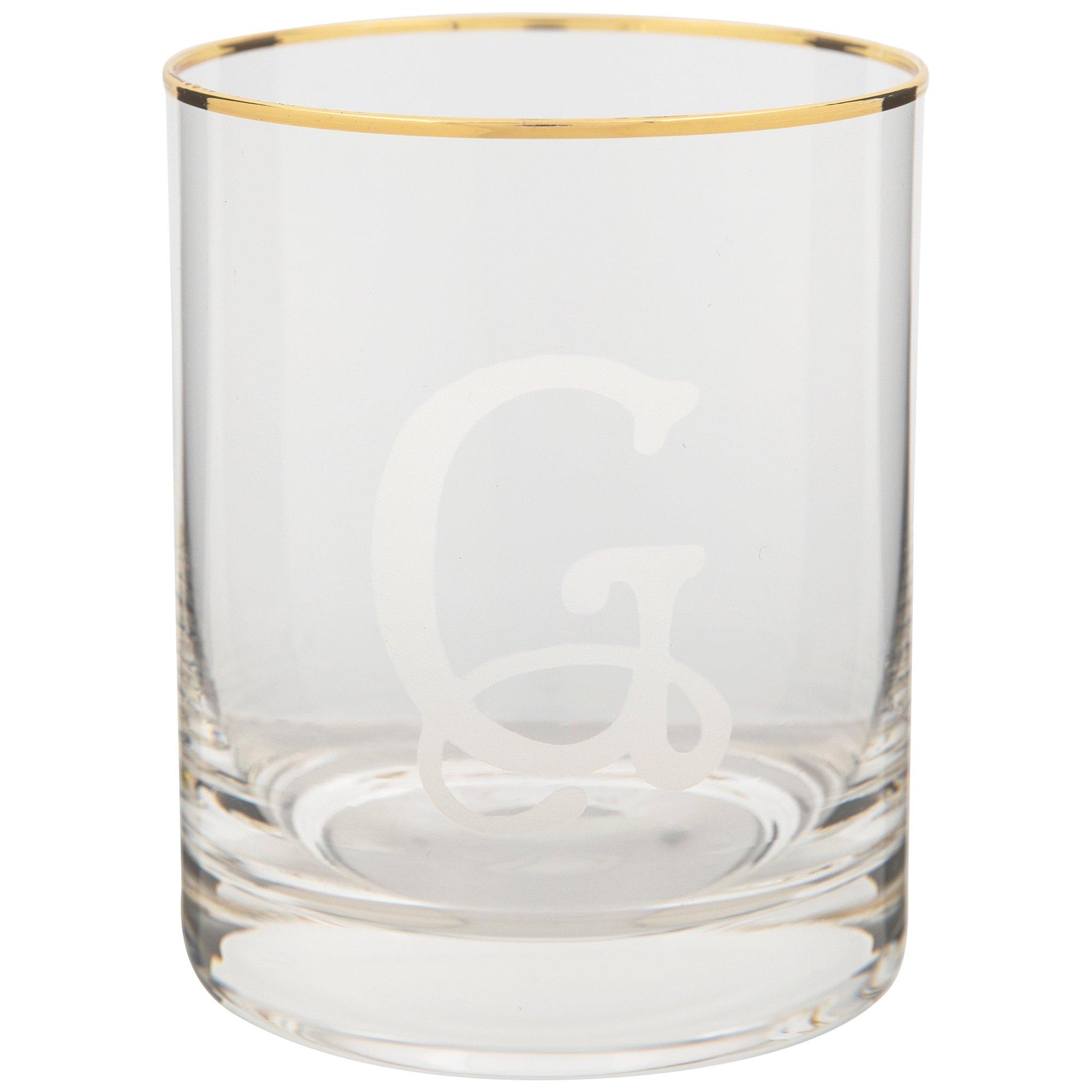 Gold Rimmed Letter Stemless Glass Hobby Lobby 5722111