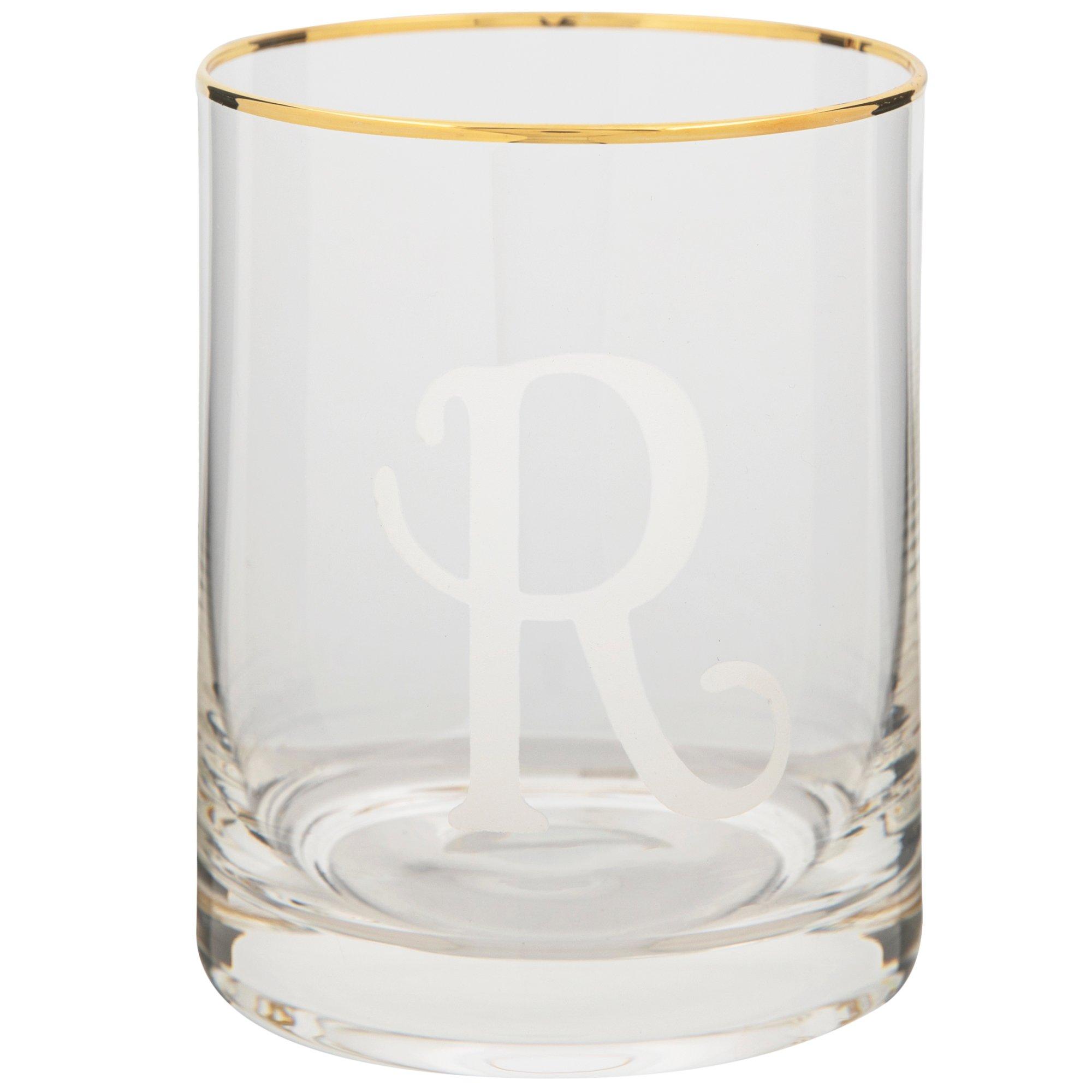 Gold Rimmed Letter Stemless Glass Hobby Lobby 5722327