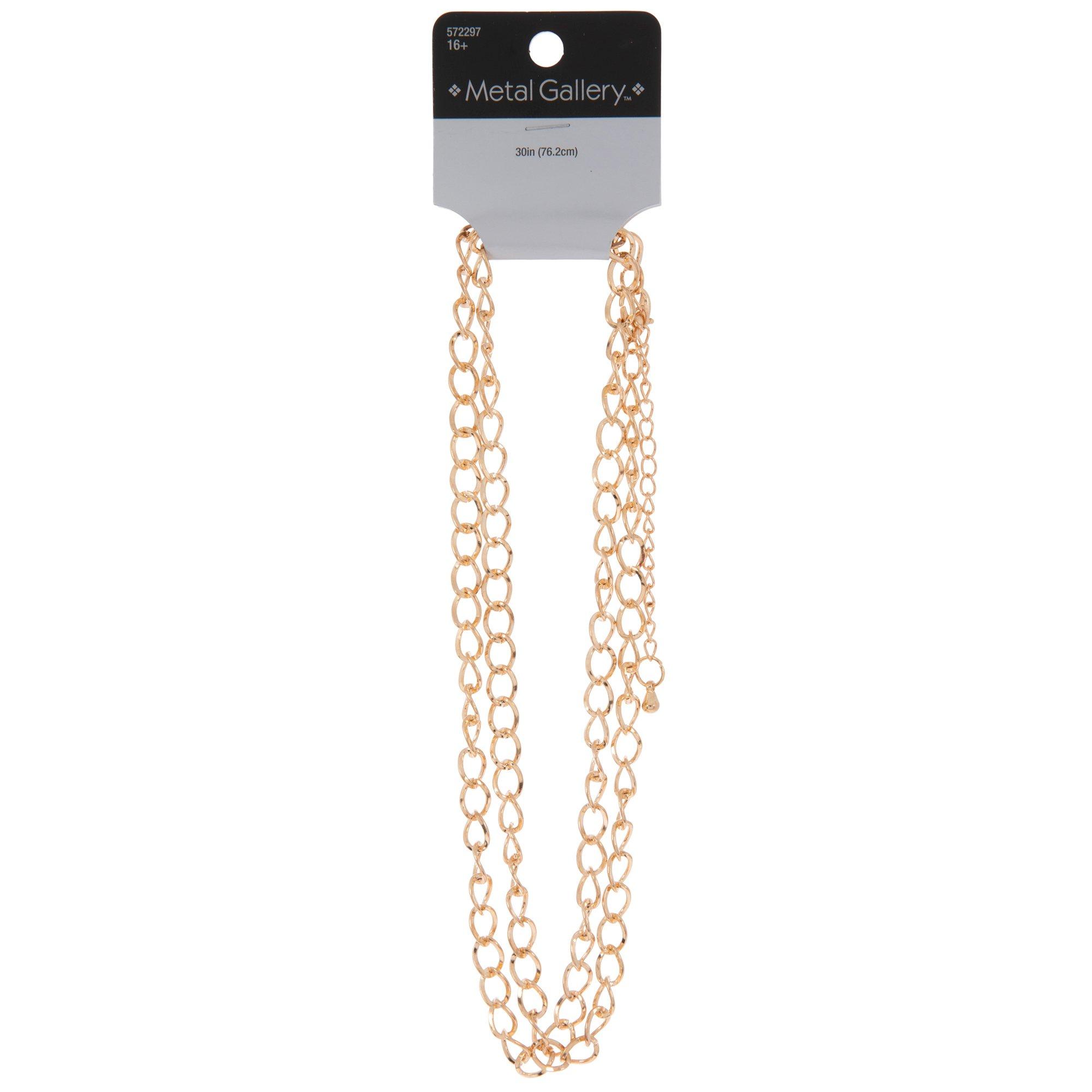 Curb Chain Necklace 30" Hobby Lobby 572297