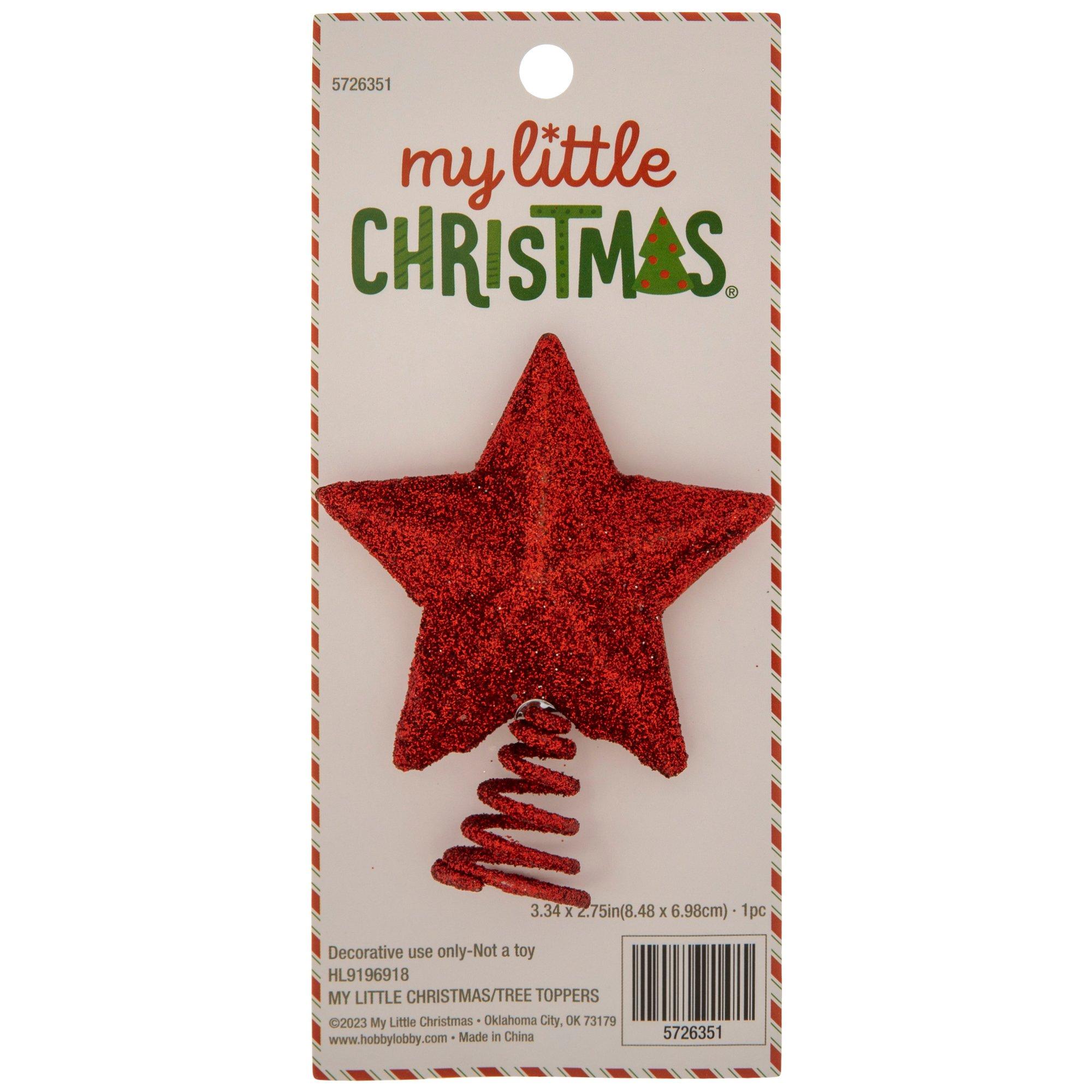 Glitter Star Mini Tree Topper Hobby Lobby 5726351