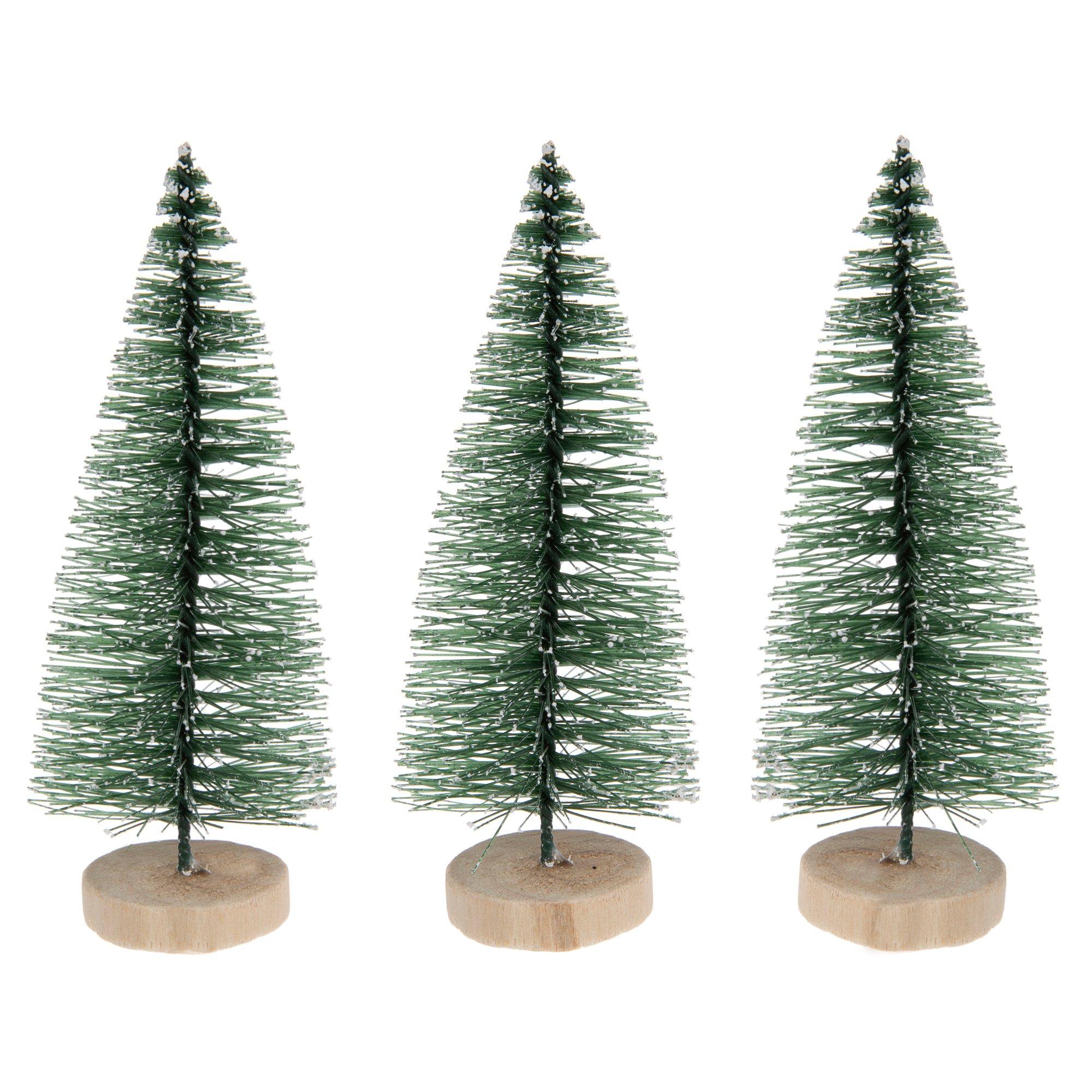 Frosted Bottle Brush Trees | Hobby Lobby | 5731476