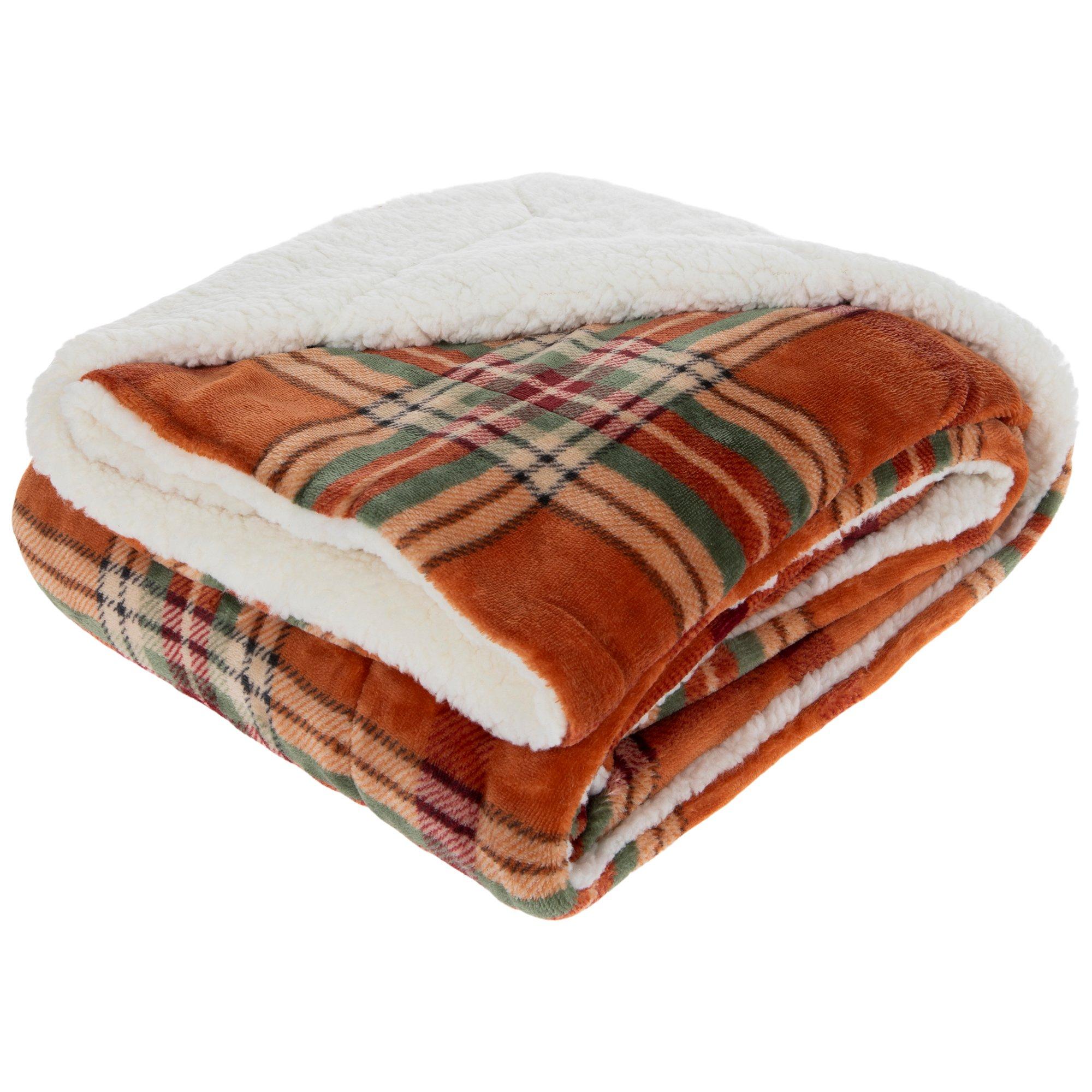 Autumn Plaid Berber Throw Blanket Hobby Lobby 5744180