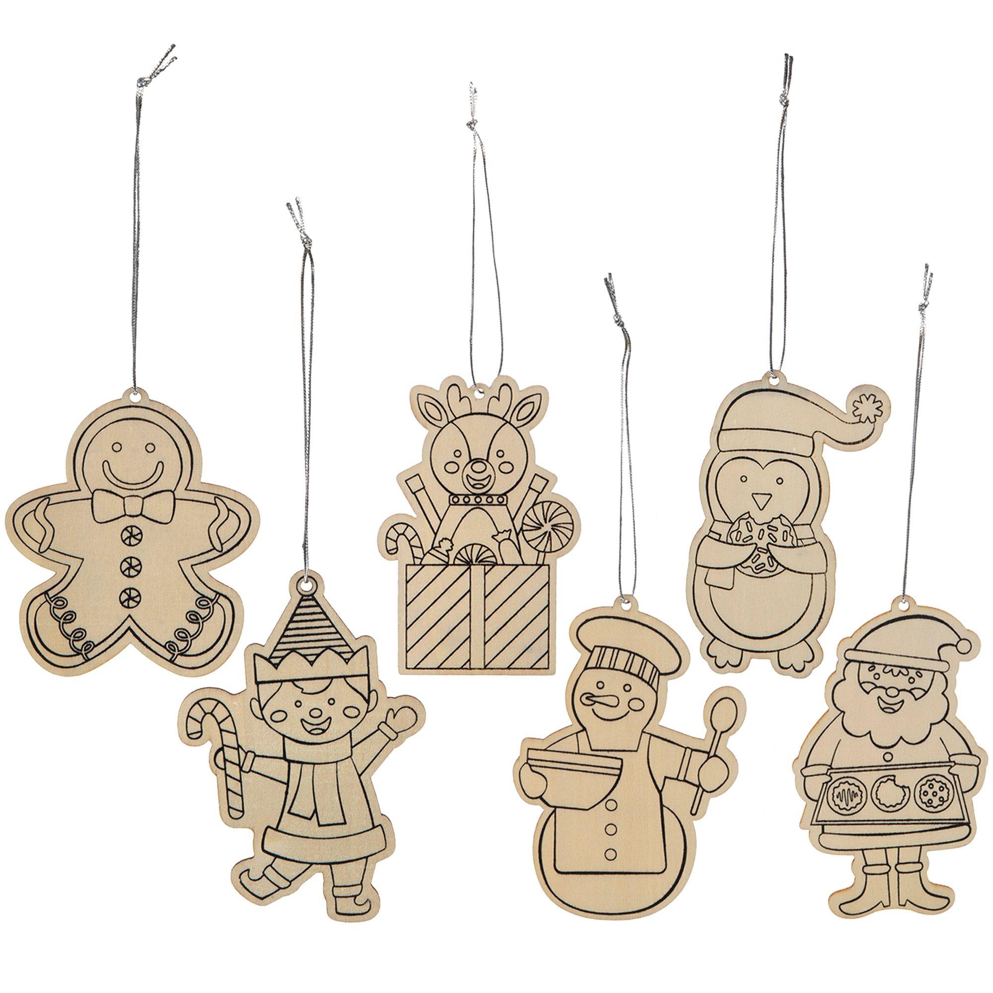 Christmas Buddies Wood Ornaments Craft Kit Hobby Lobby 5744818