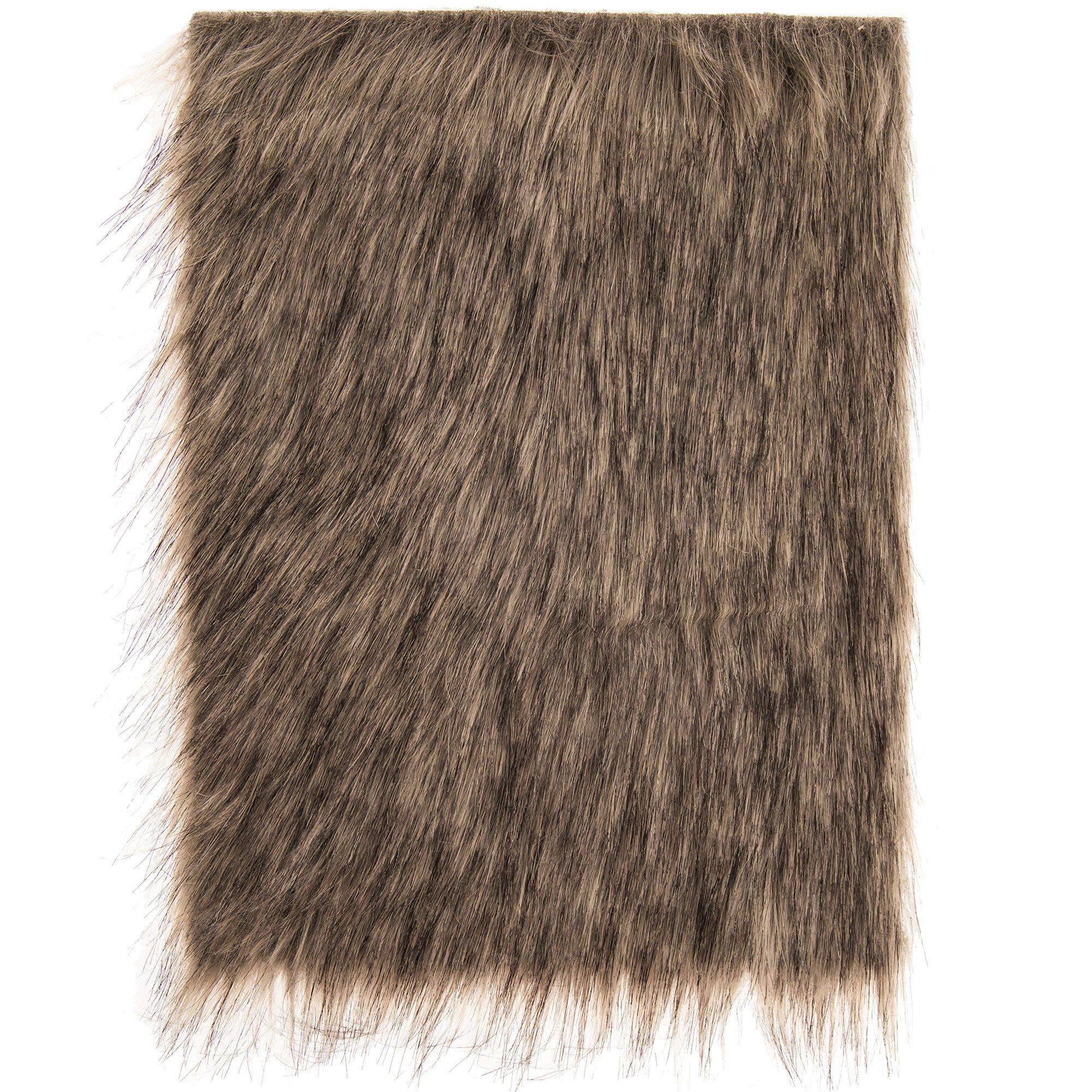 Brown Faux Fur Craft Fabric
