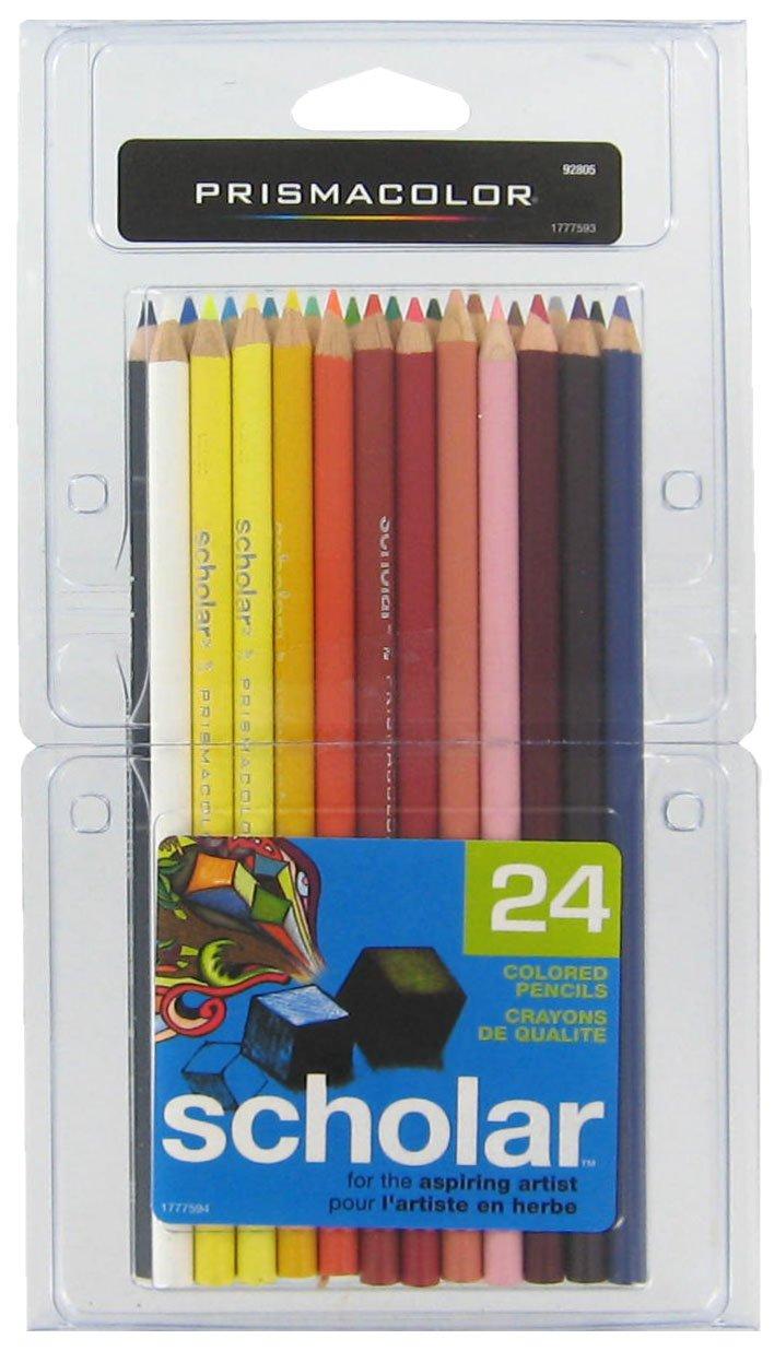 Prismacolor Scholar Colored Pencils - 24 Piece Set
