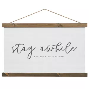 Stay Awhile Tapestry Wall Decor