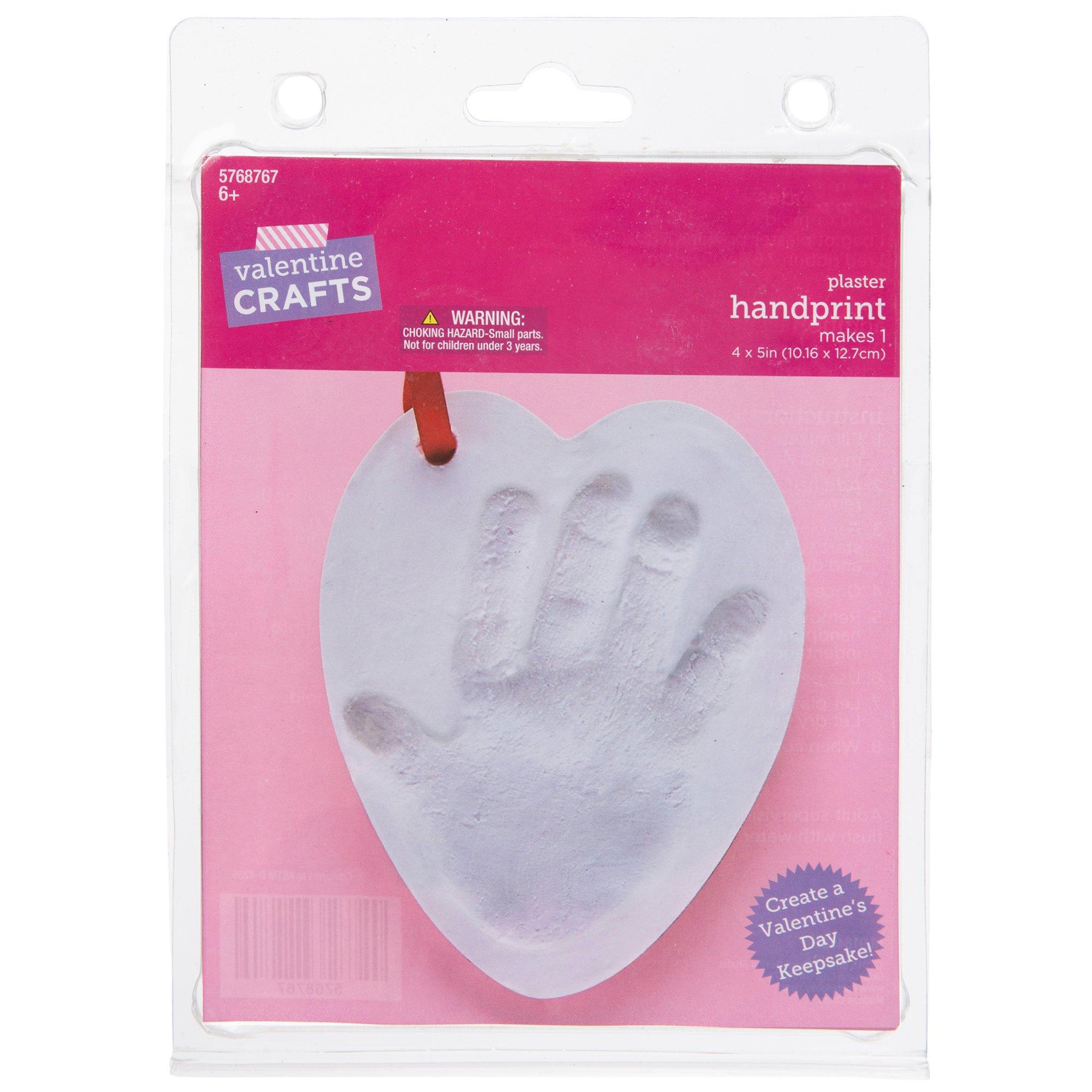 A family salt dough craft.  Baby handprint, Baby handprint kit