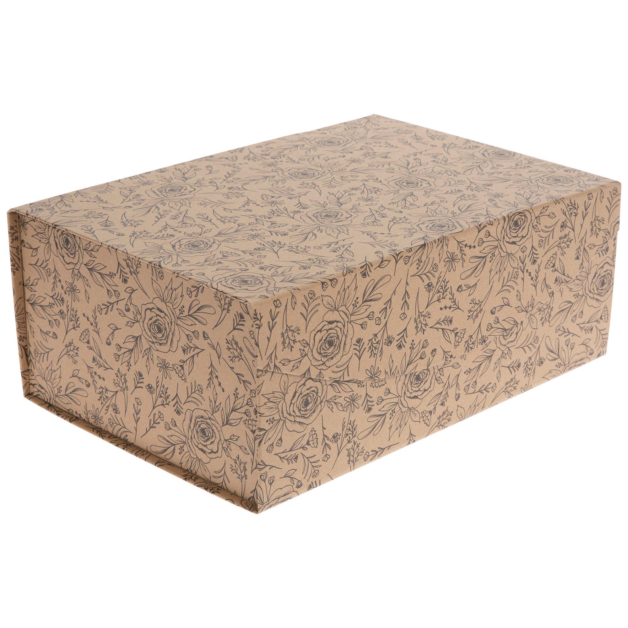 Black Outline Floral Box | Hobby Lobby | 5772843
