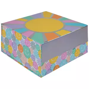 Smiley Face & Flower Foil Box