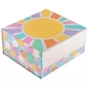 Smiley Face & Flower Foil Box