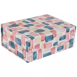 Pink & Blue Watercolor Dash Box