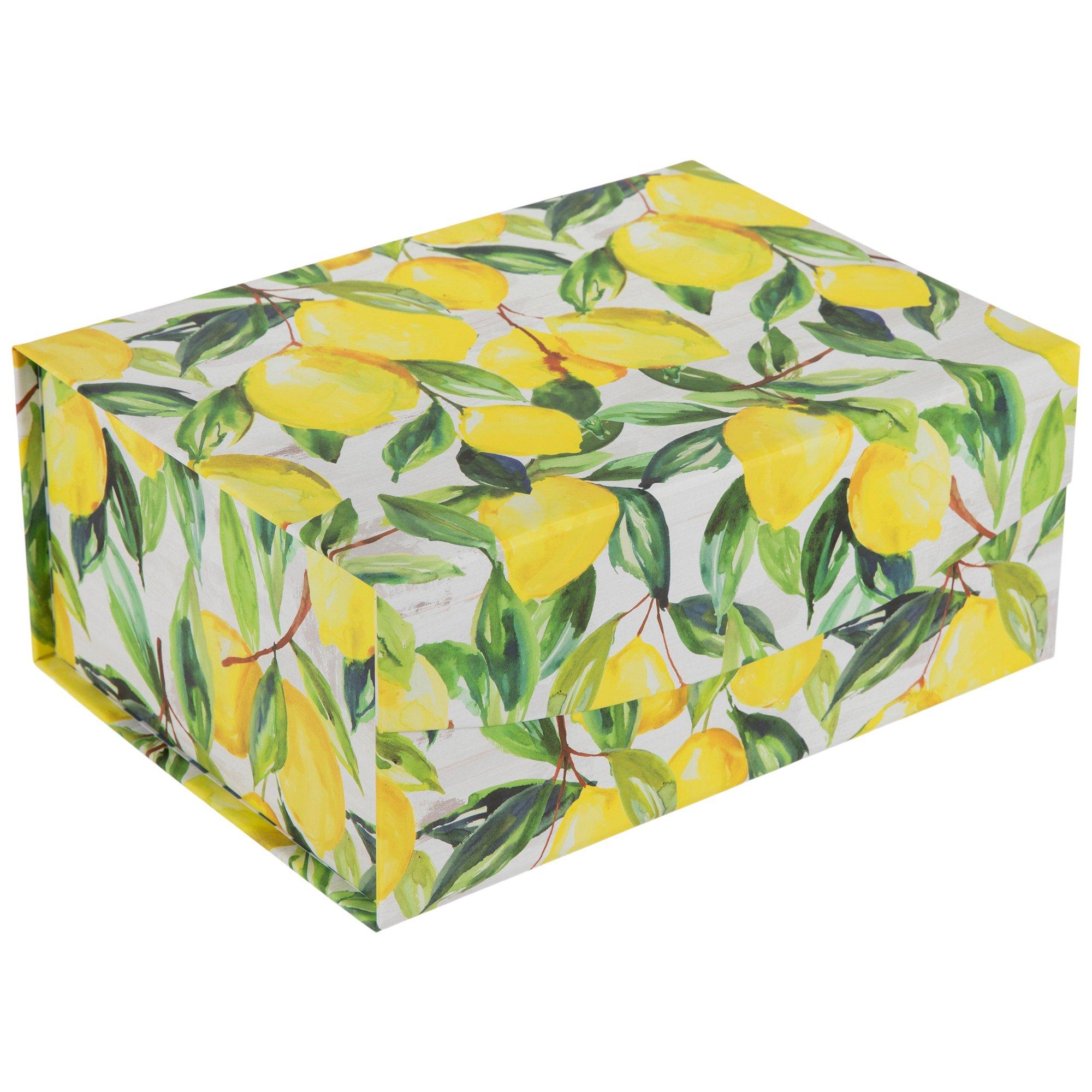 Watercolor Lemon Leaves Box Hobby Lobby 5774112