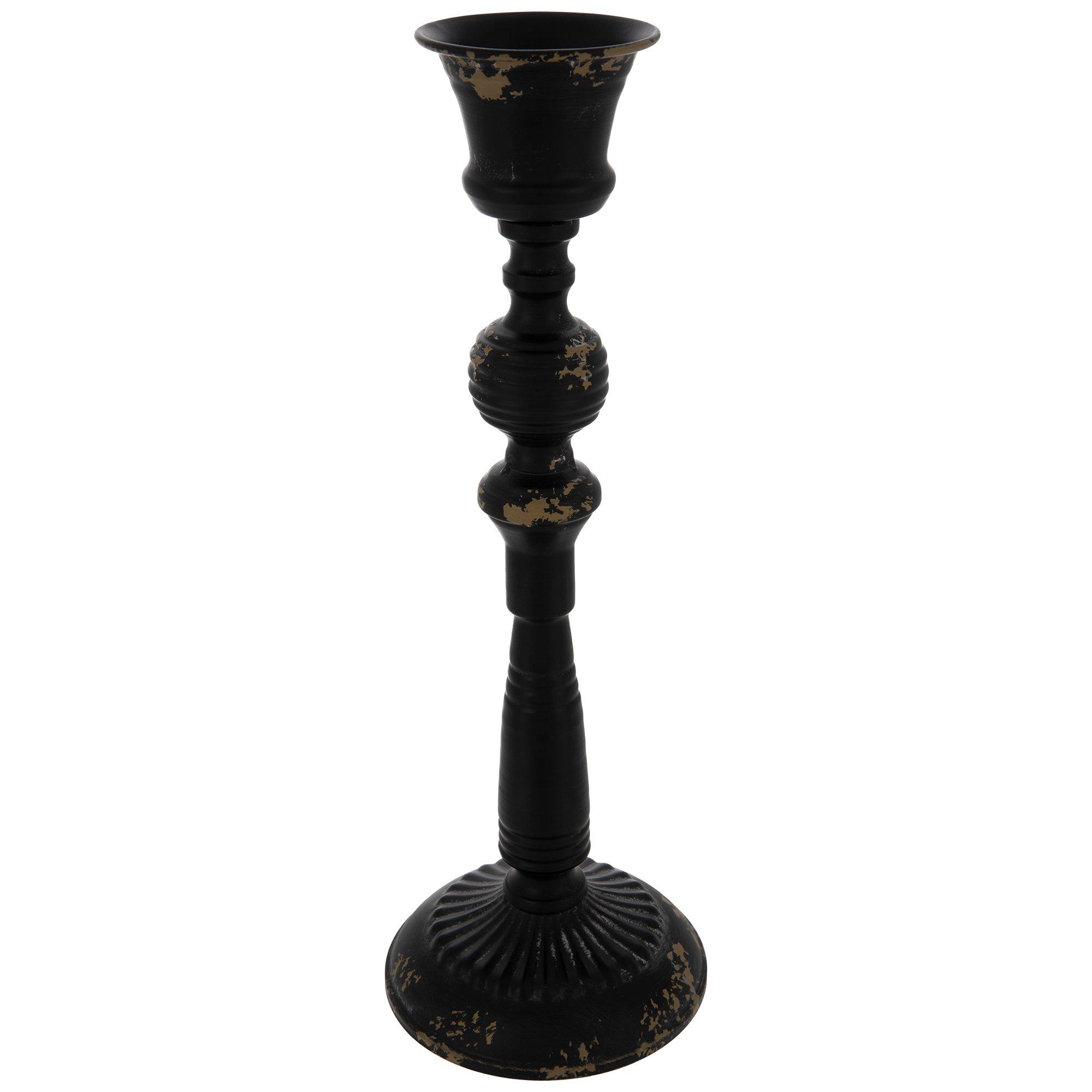 Distressed Black Metal Candle Holder Hobby Lobby 5775275