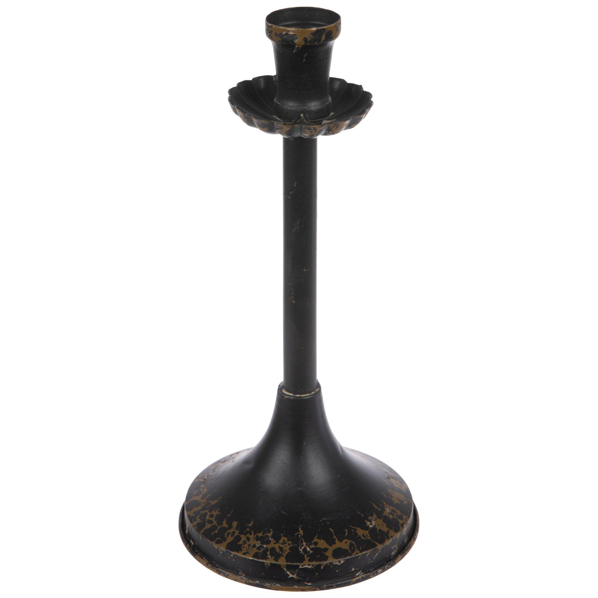 Black Distressed Metal Candle Holder Hobby Lobby 5775291